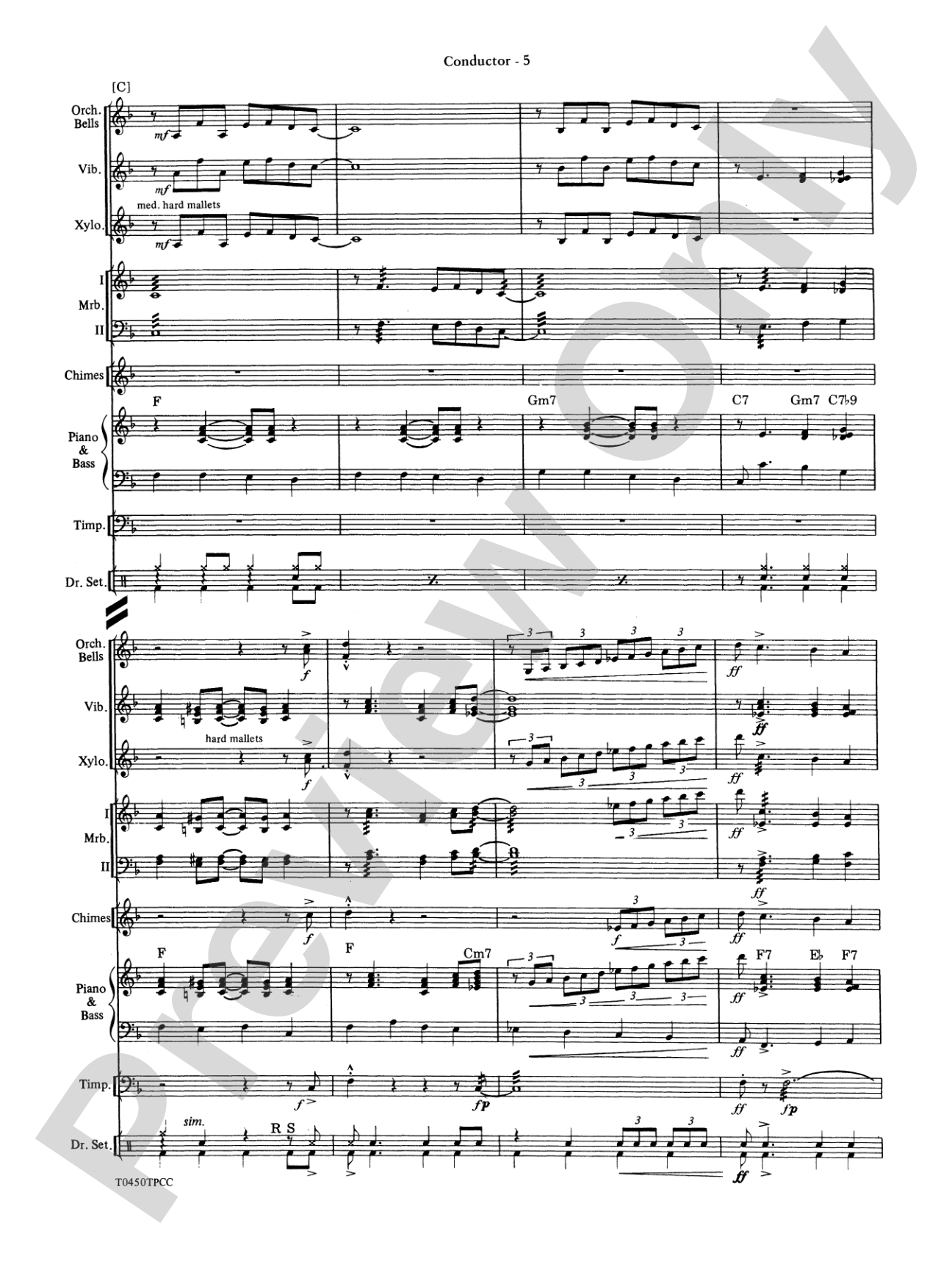 New York, New York, Theme from: Percussion Ensemble