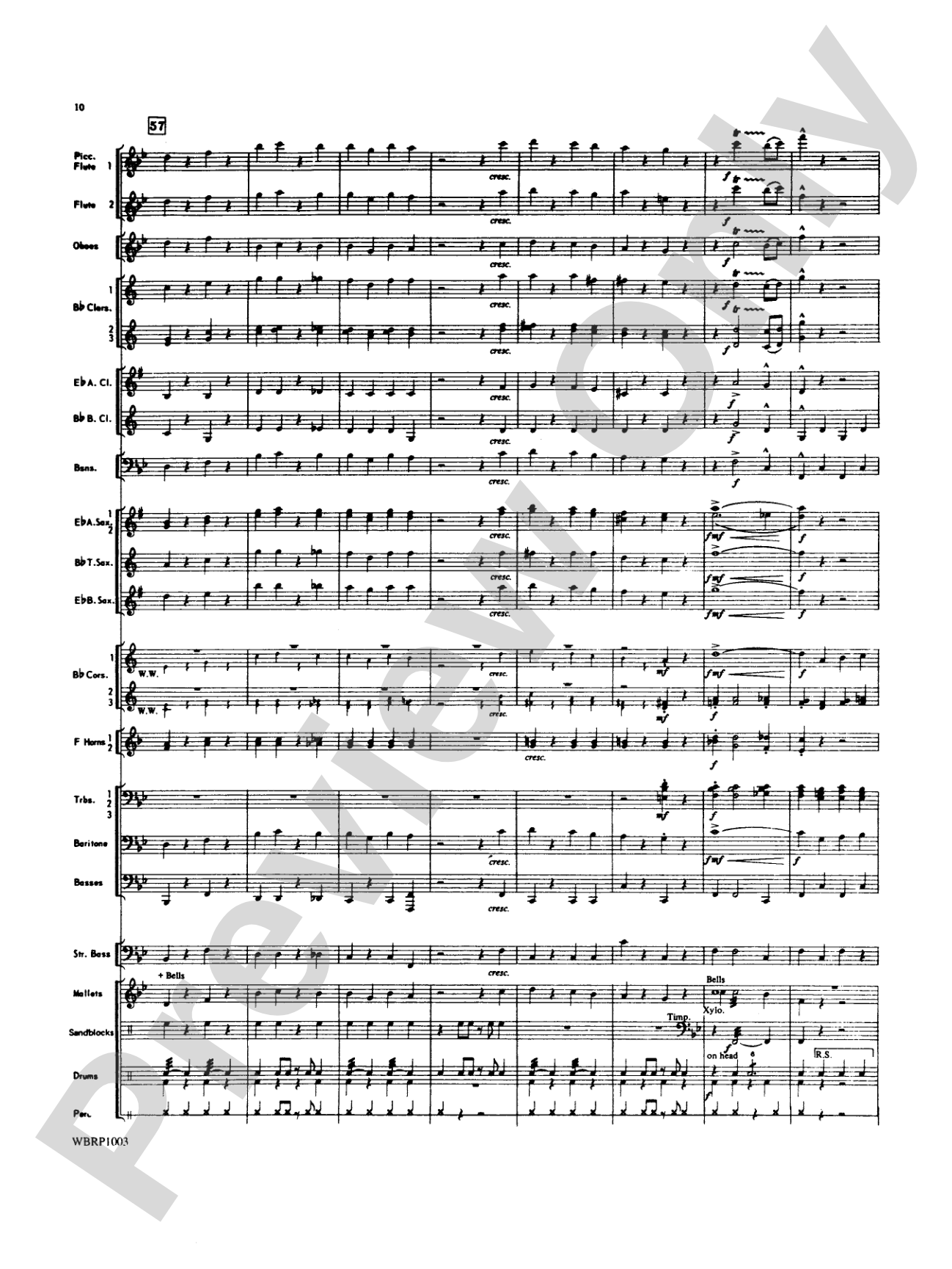Looney Tunes Overture: Concert Band Conductor Score & Parts