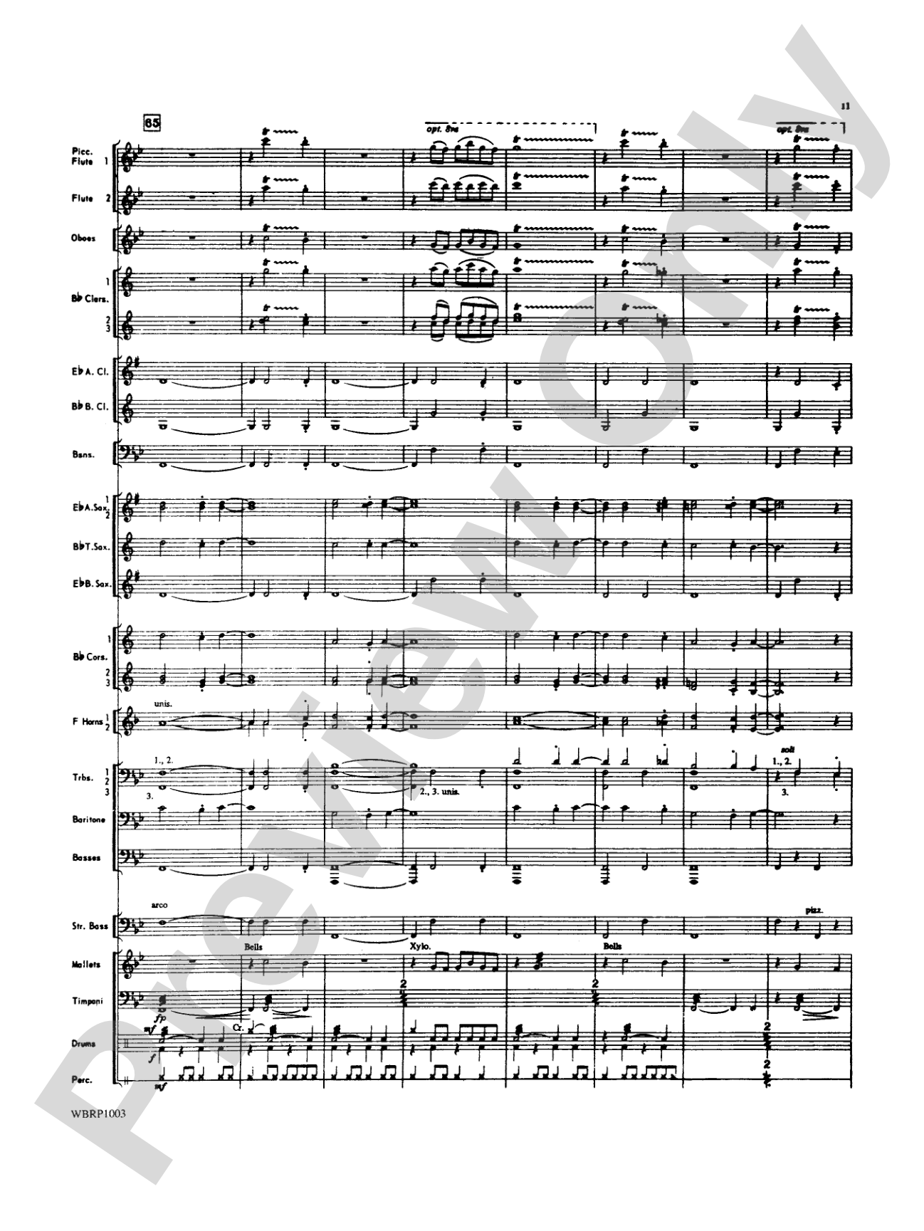 Looney Tunes Overture: Concert Band Conductor Score & Parts