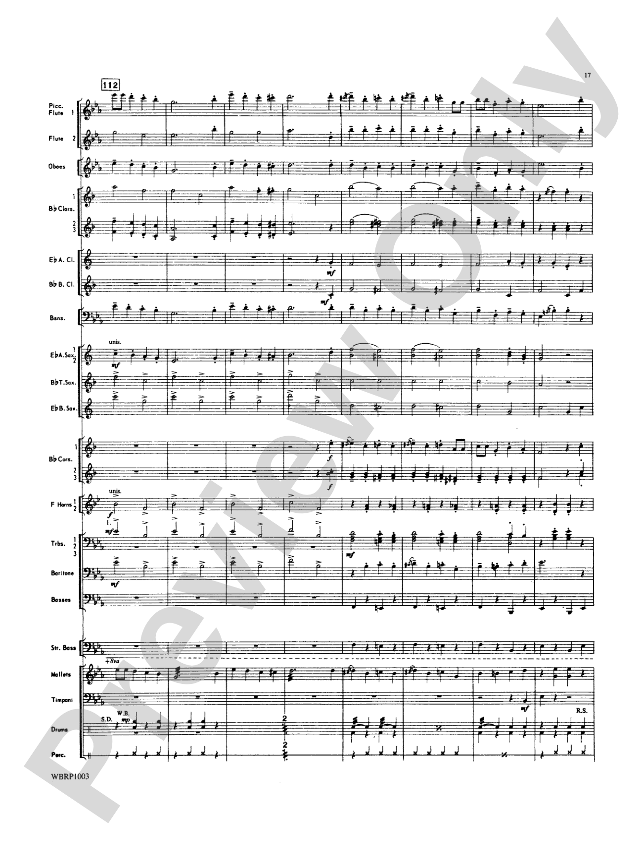 Looney Tunes Overture: Concert Band Conductor Score & Parts