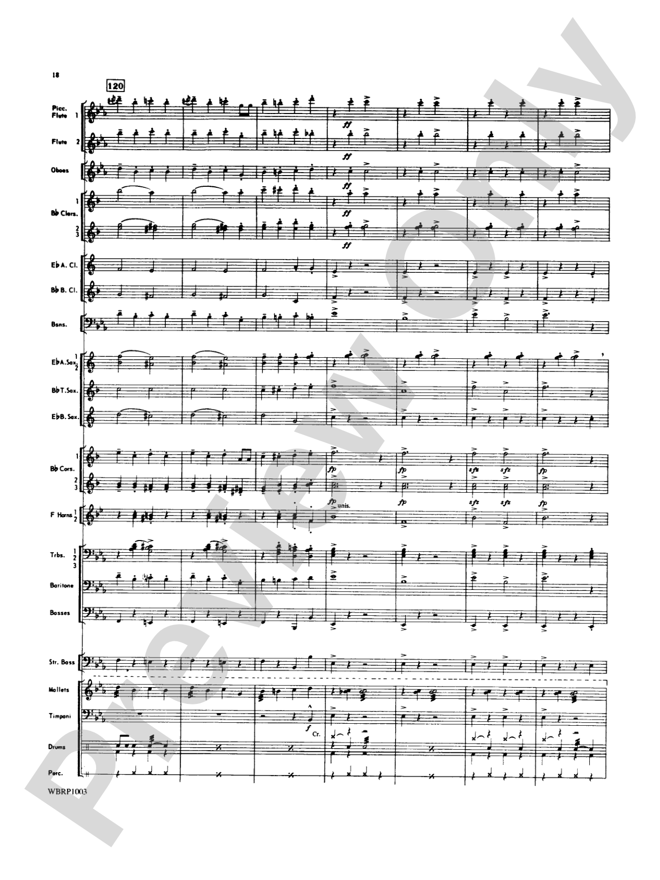 Looney Tunes Overture: Concert Band Conductor Score & Parts