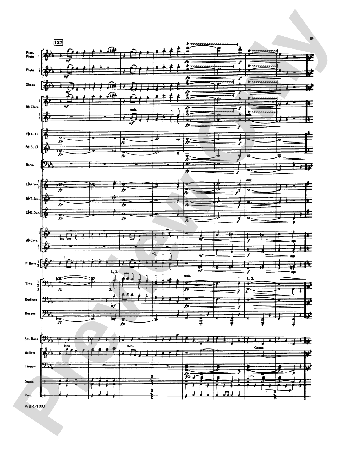 Looney Tunes Overture: Concert Band Conductor Score & Parts