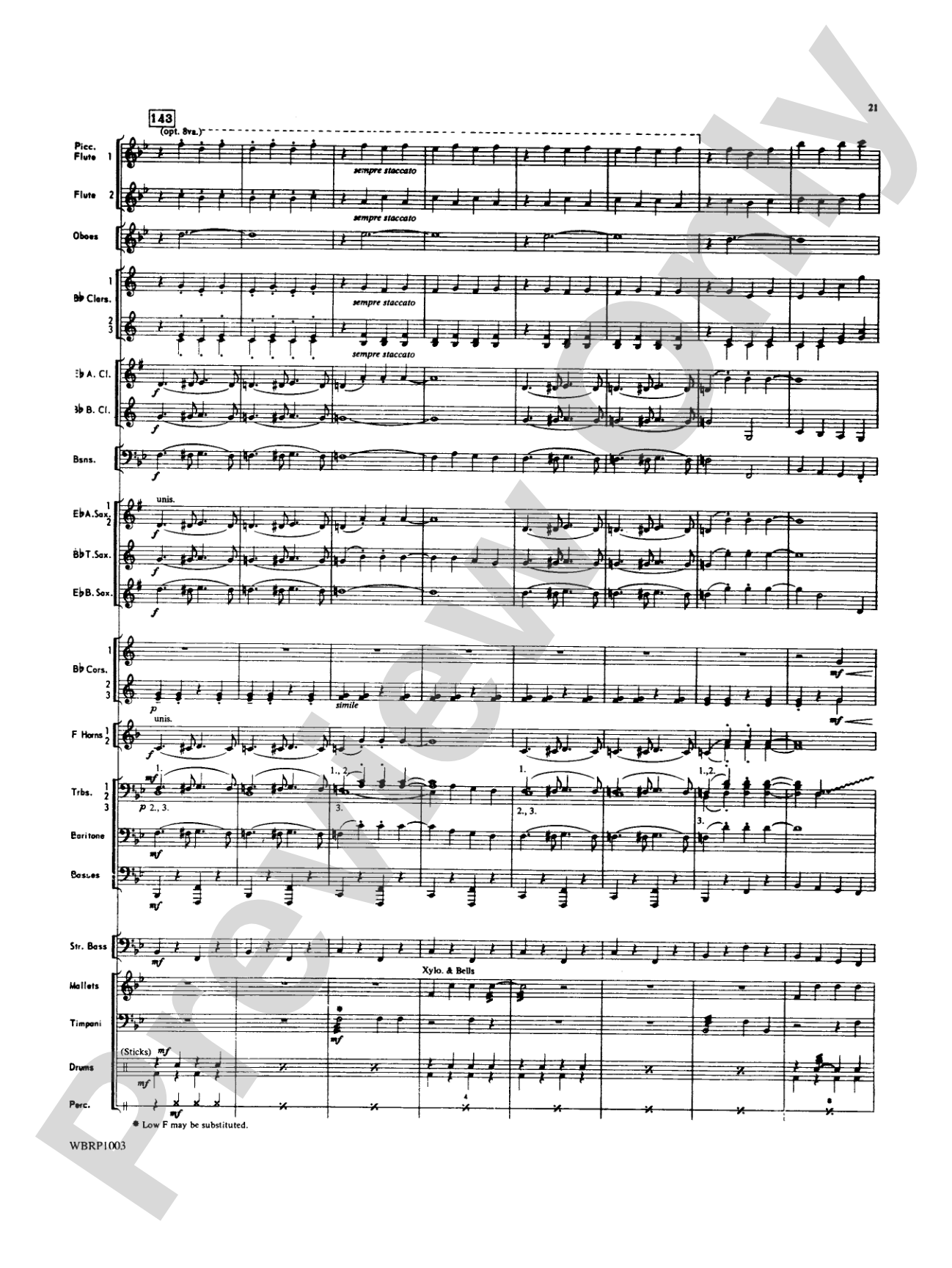 Looney Tunes Overture: Concert Band Conductor Score & Parts
