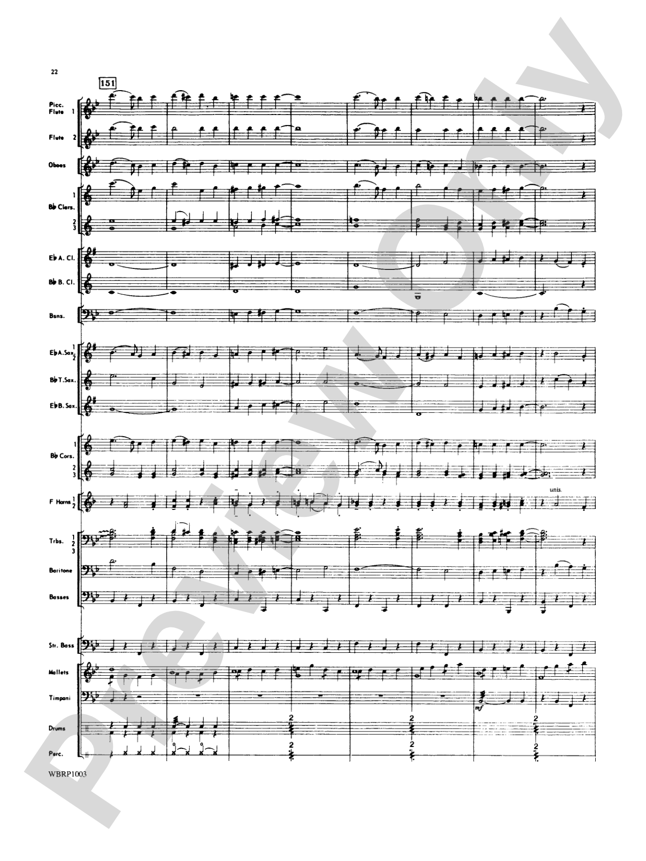 Looney Tunes Overture: Concert Band Conductor Score & Parts
