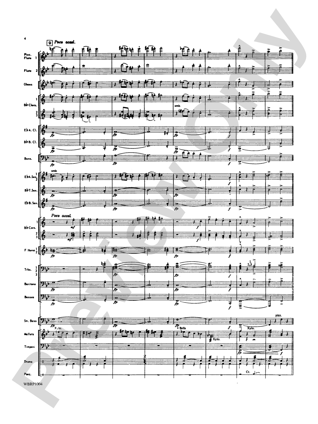 Looney Tunes Overture: Concert Band Conductor Score & Parts