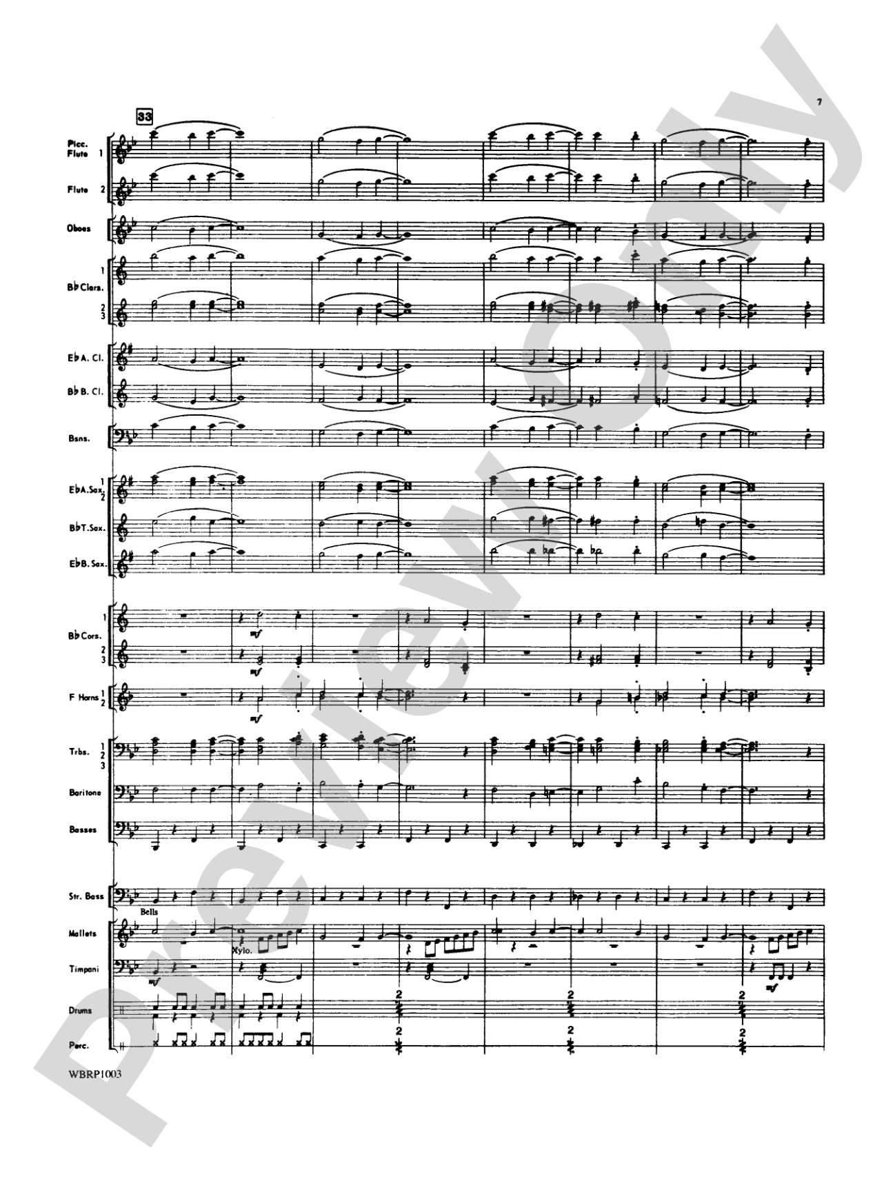 Looney Tunes Overture: Concert Band Conductor Score & Parts