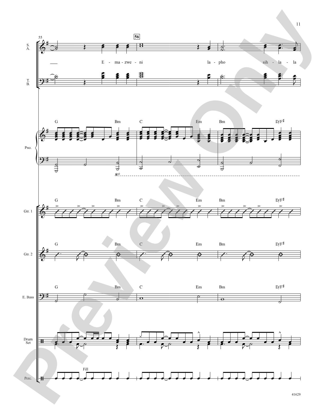 Song of Peace: Score: Choral SoundPax