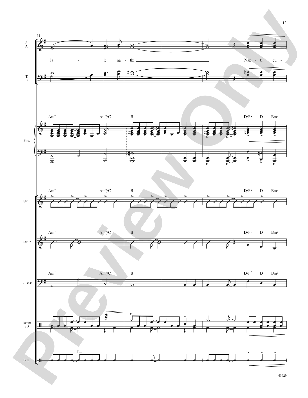 Song of Peace: Score: Choral SoundPax