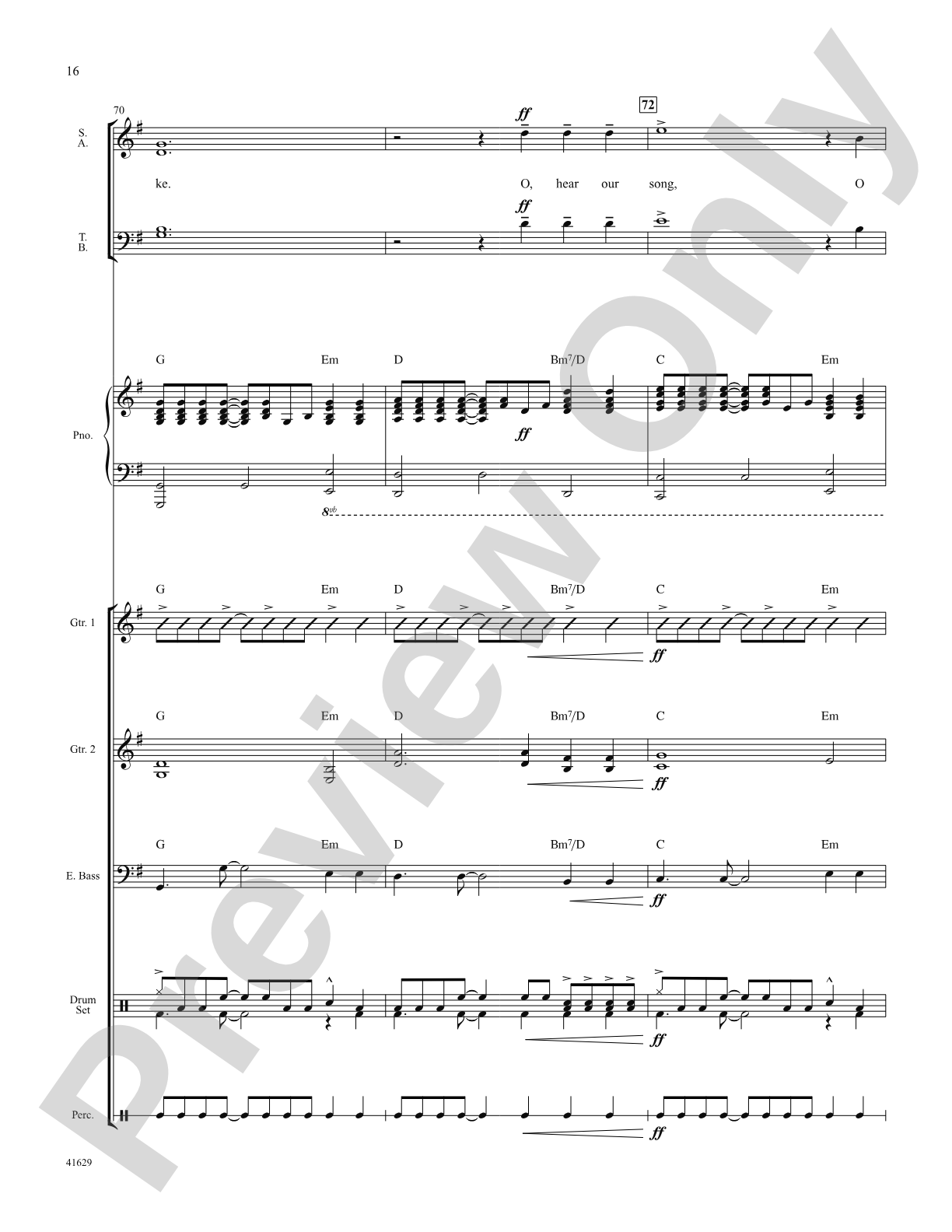 Song of Peace: Score: Choral SoundPax