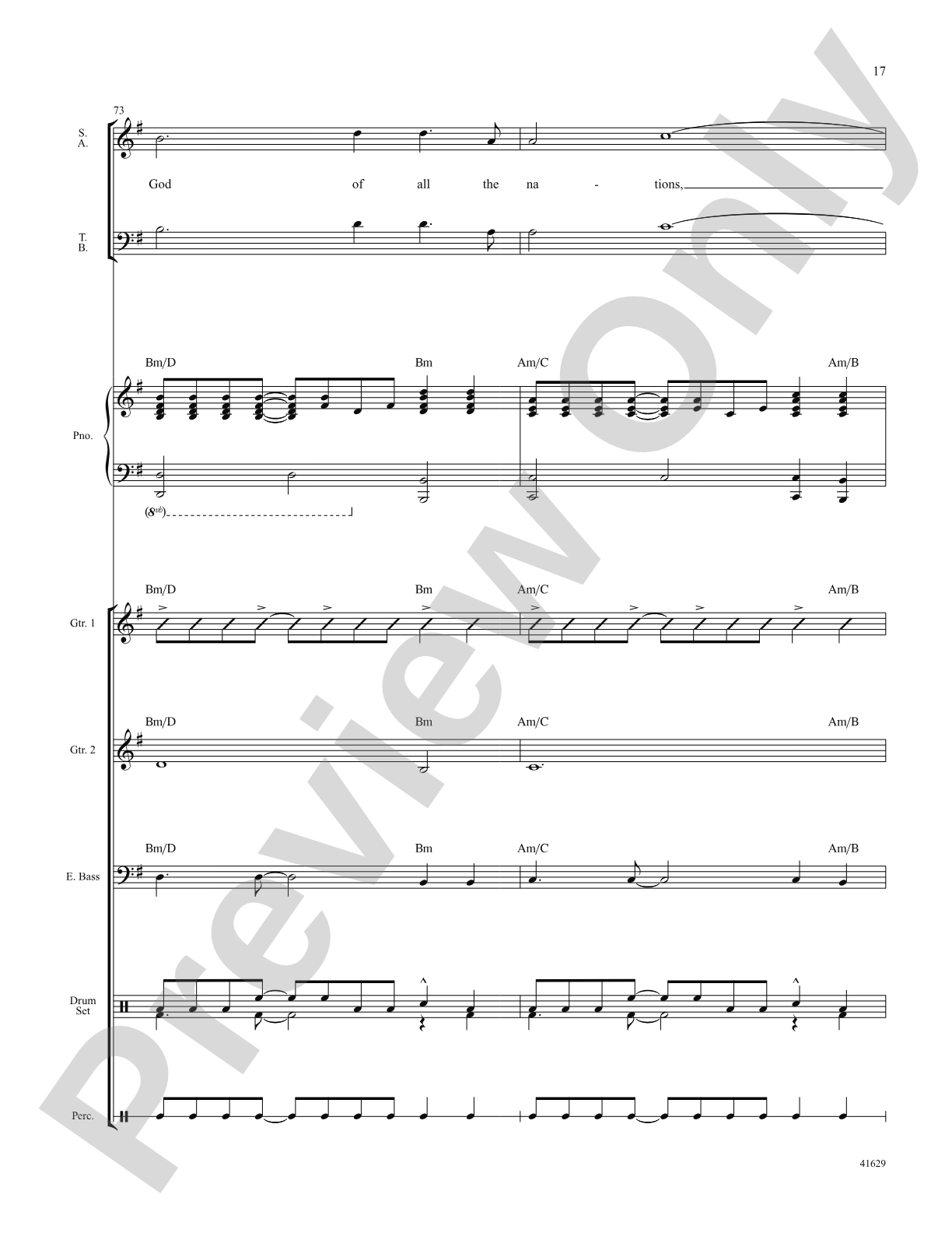 Song of Peace: Score: Choral SoundPax