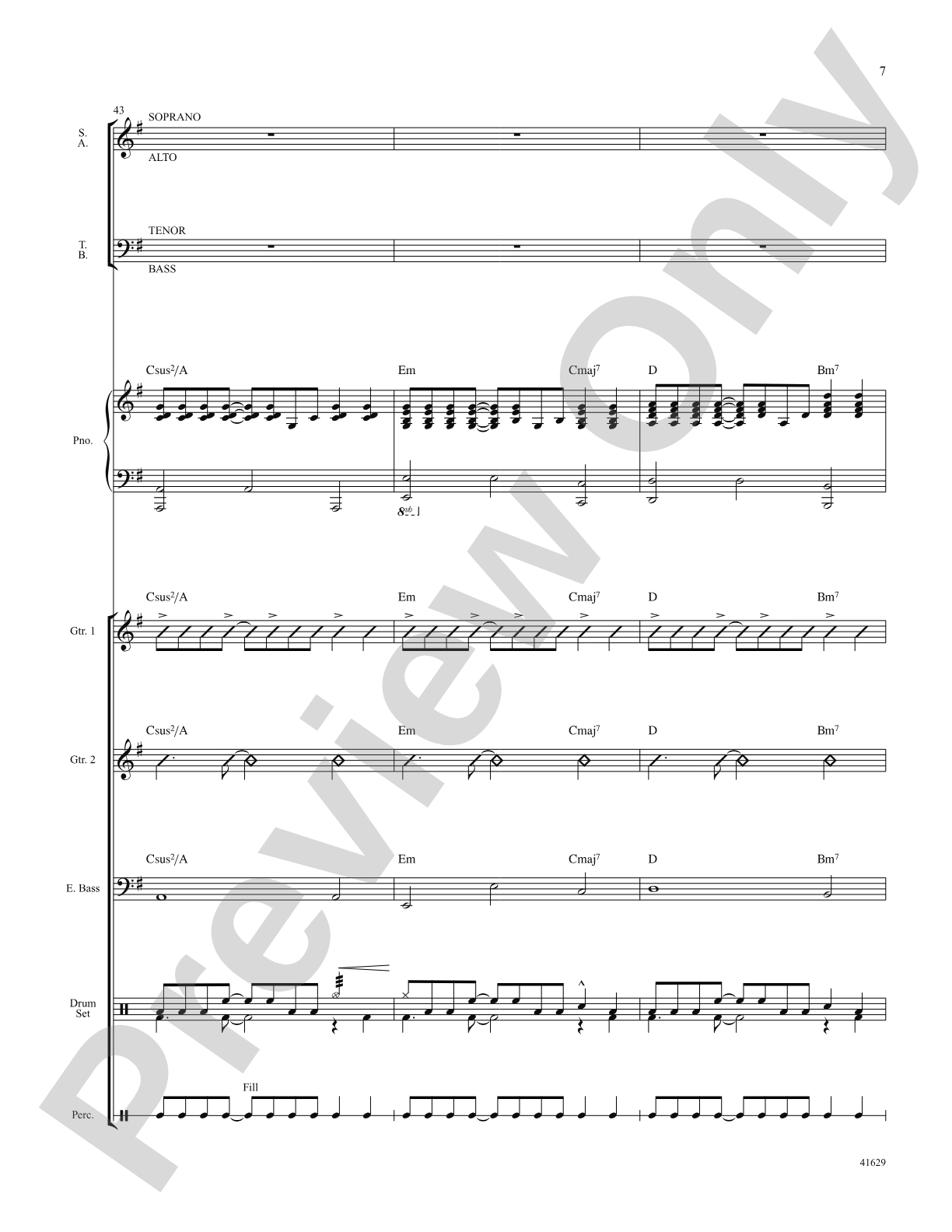 Song of Peace: Score: Choral SoundPax