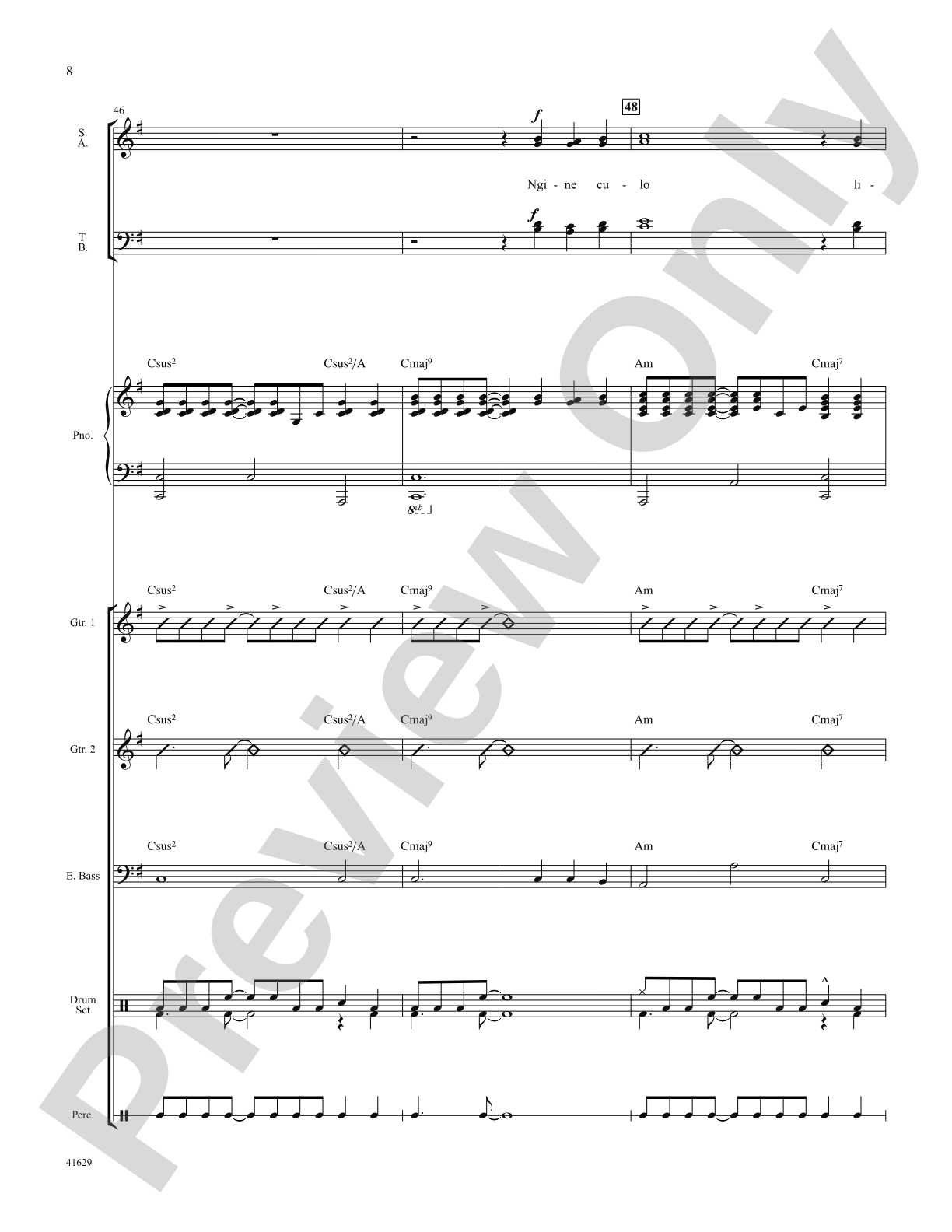 Song of Peace: Score: Choral SoundPax