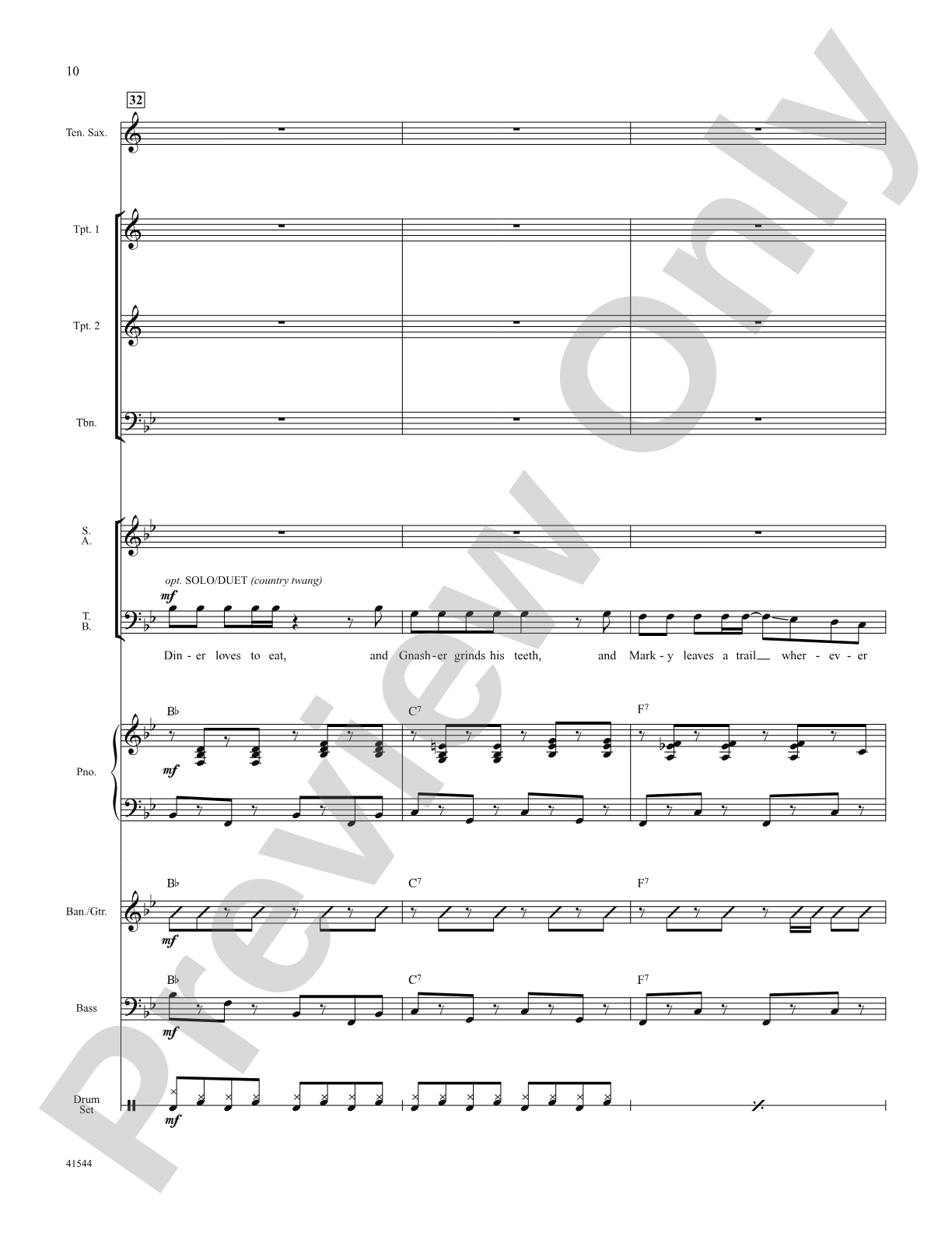 Santa's Crazy Reindeer: Score: Choral SoundPax