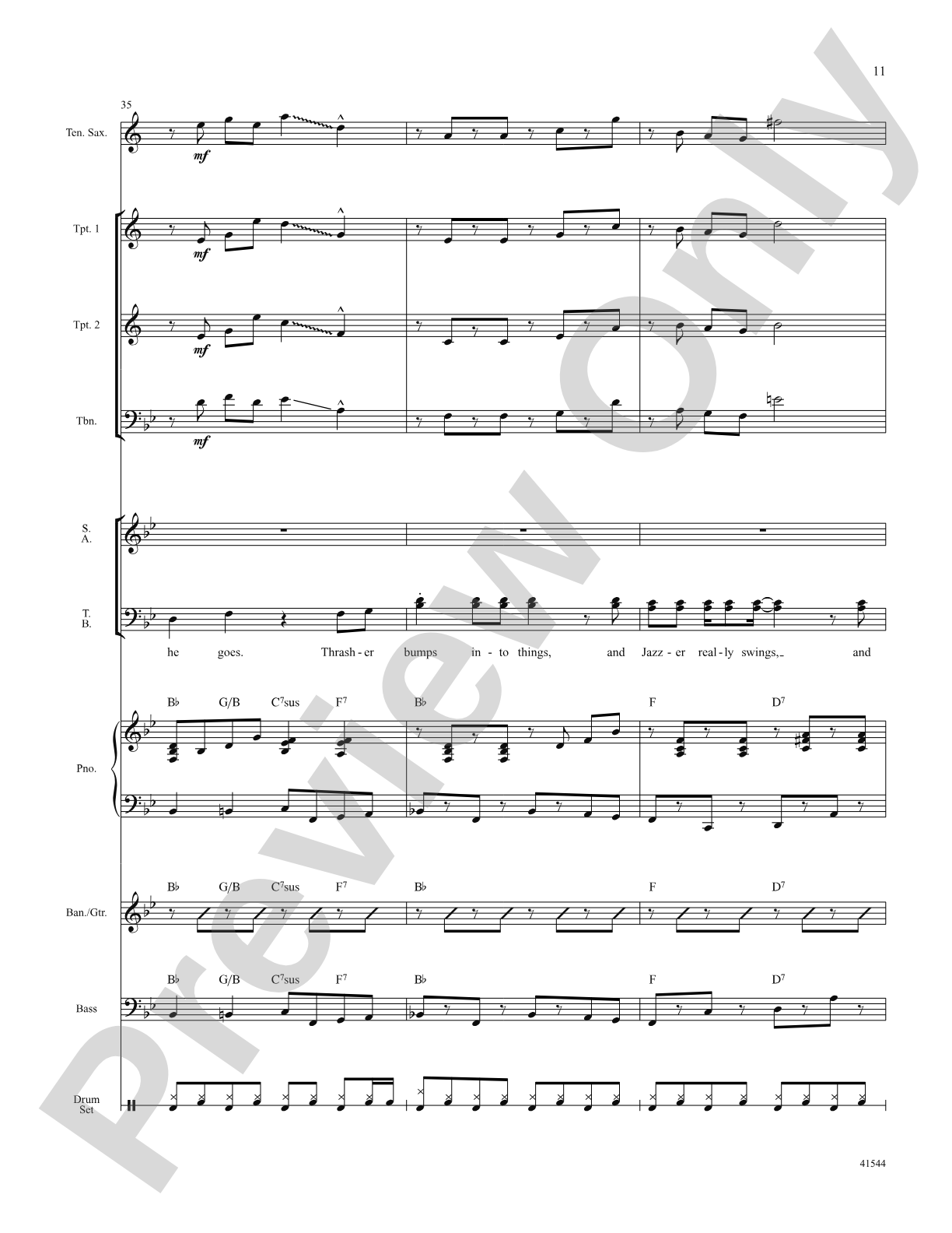 Santa's Crazy Reindeer: Score: Choral SoundPax