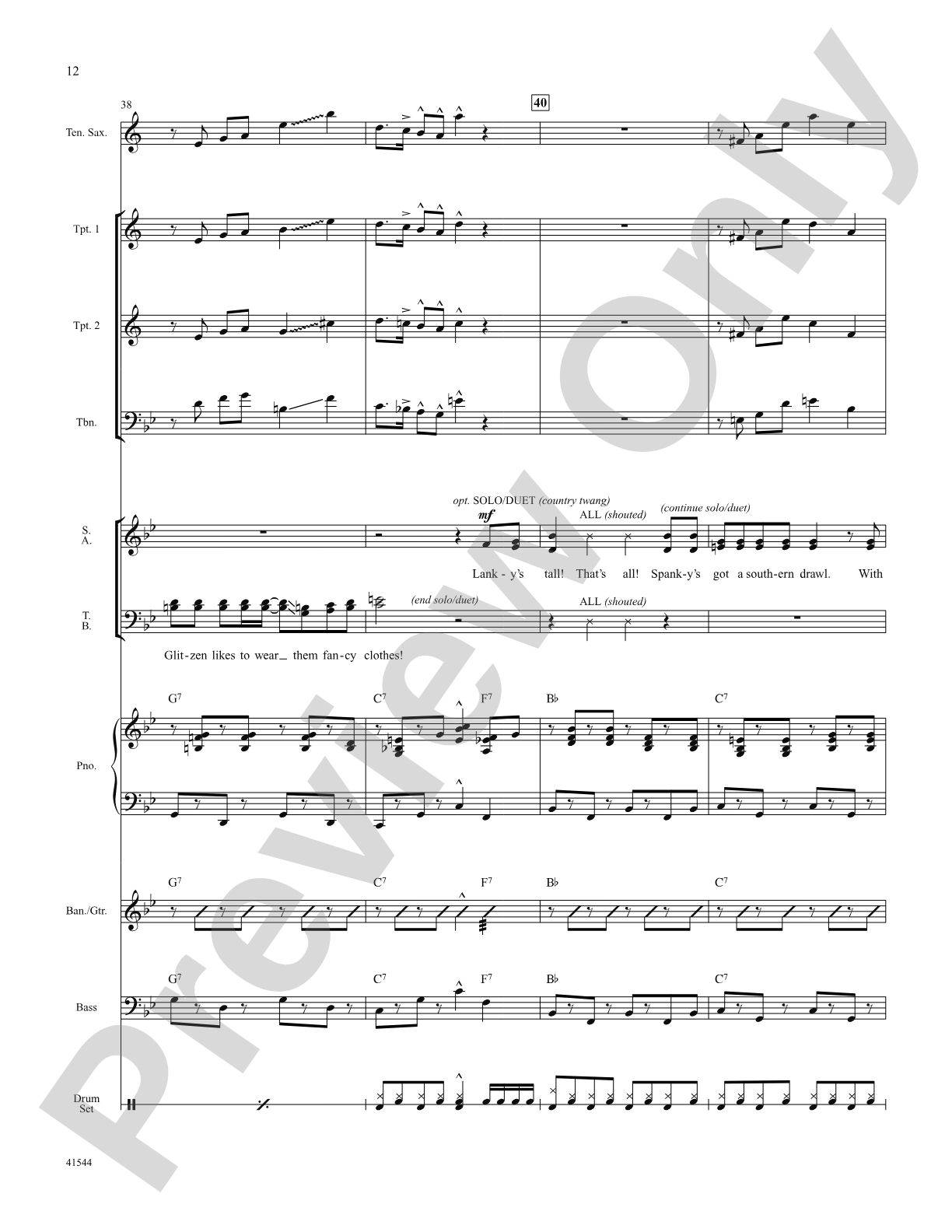 Santa's Crazy Reindeer: Score: Choral SoundPax