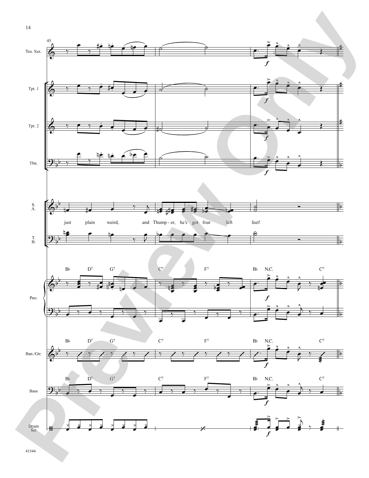 Santa's Crazy Reindeer: Score: Choral SoundPax