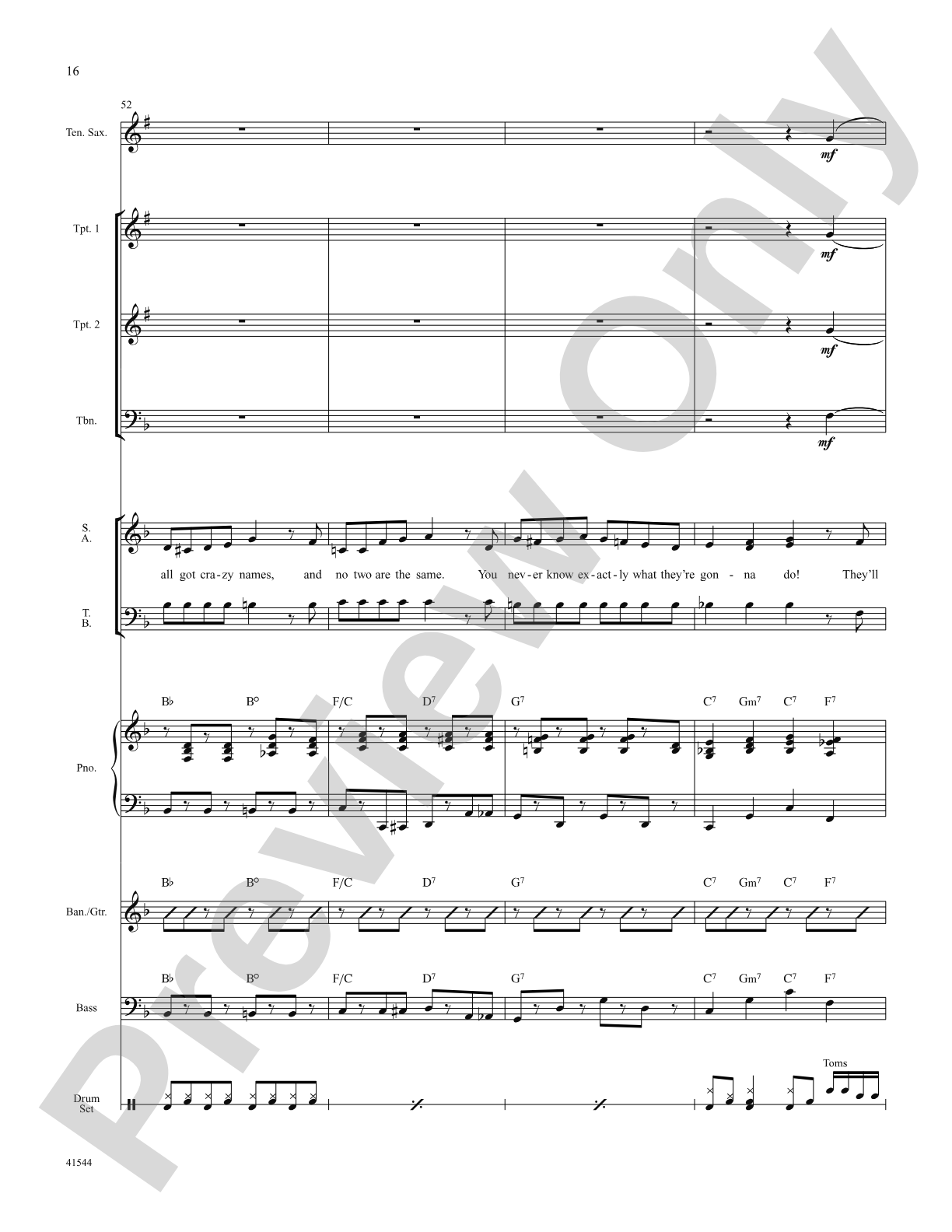 Santa's Crazy Reindeer: Score: Choral SoundPax