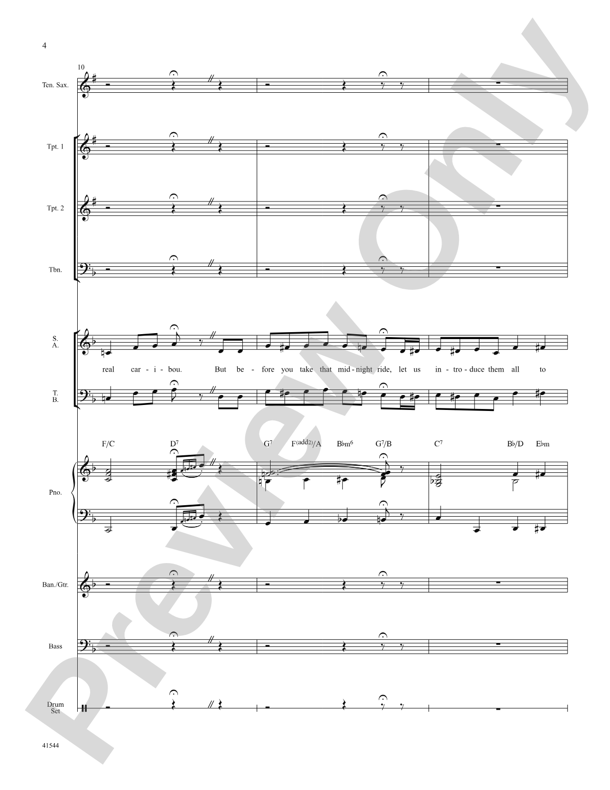 Santa's Crazy Reindeer: Score: Choral SoundPax