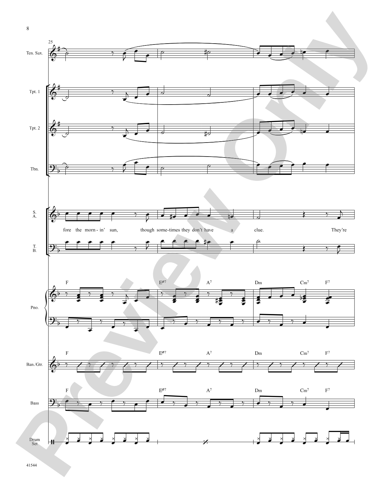 Santa's Crazy Reindeer: Score: Choral SoundPax
