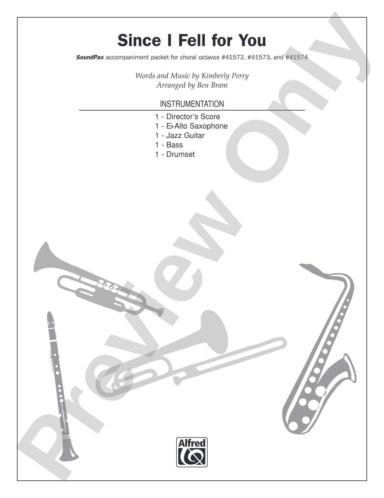 Since I Fell For You: Score: Choral SoundPax