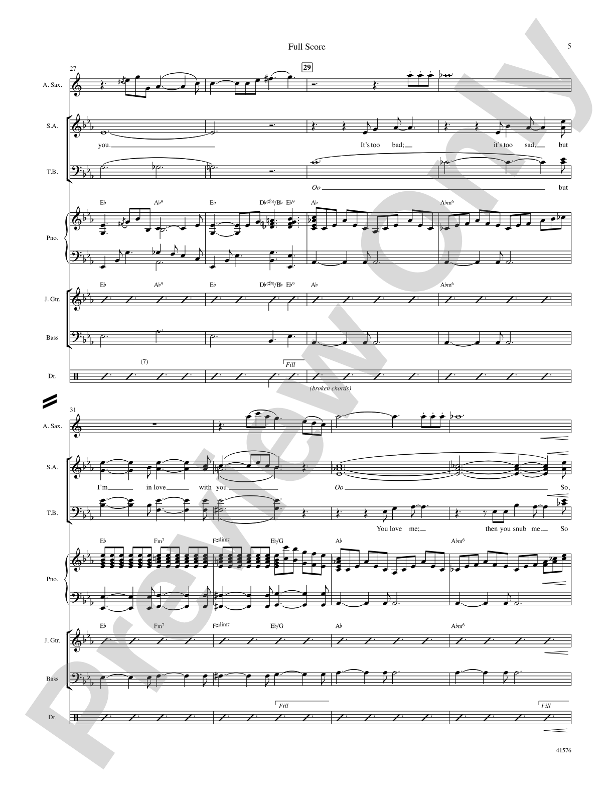 Since I Fell For You: Score: Choral SoundPax