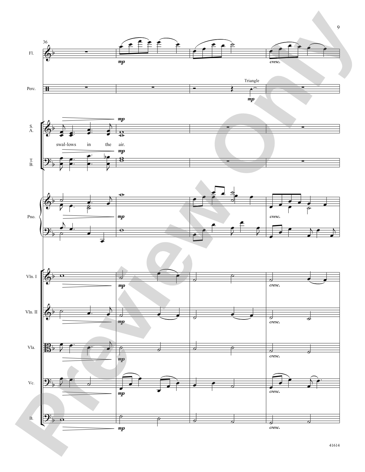 Aura Lee: Score: Choral SoundPax