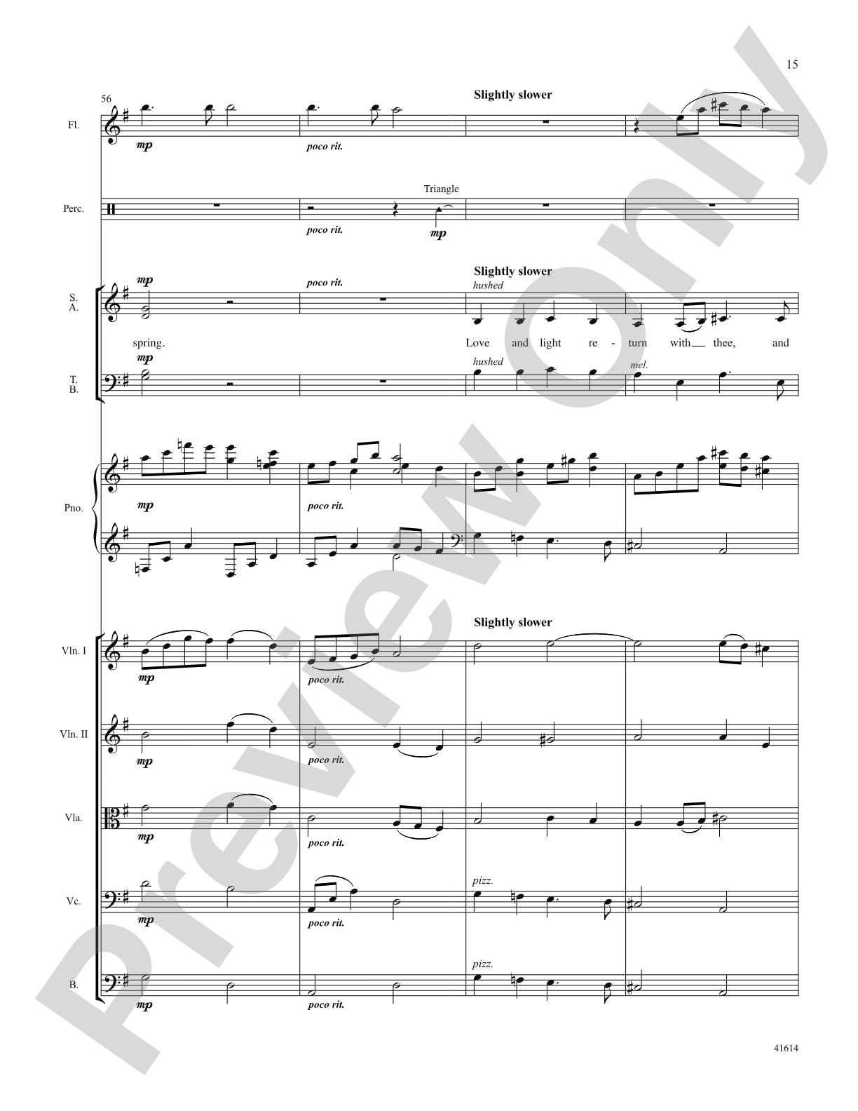 Aura Lee: Score: Choral SoundPax