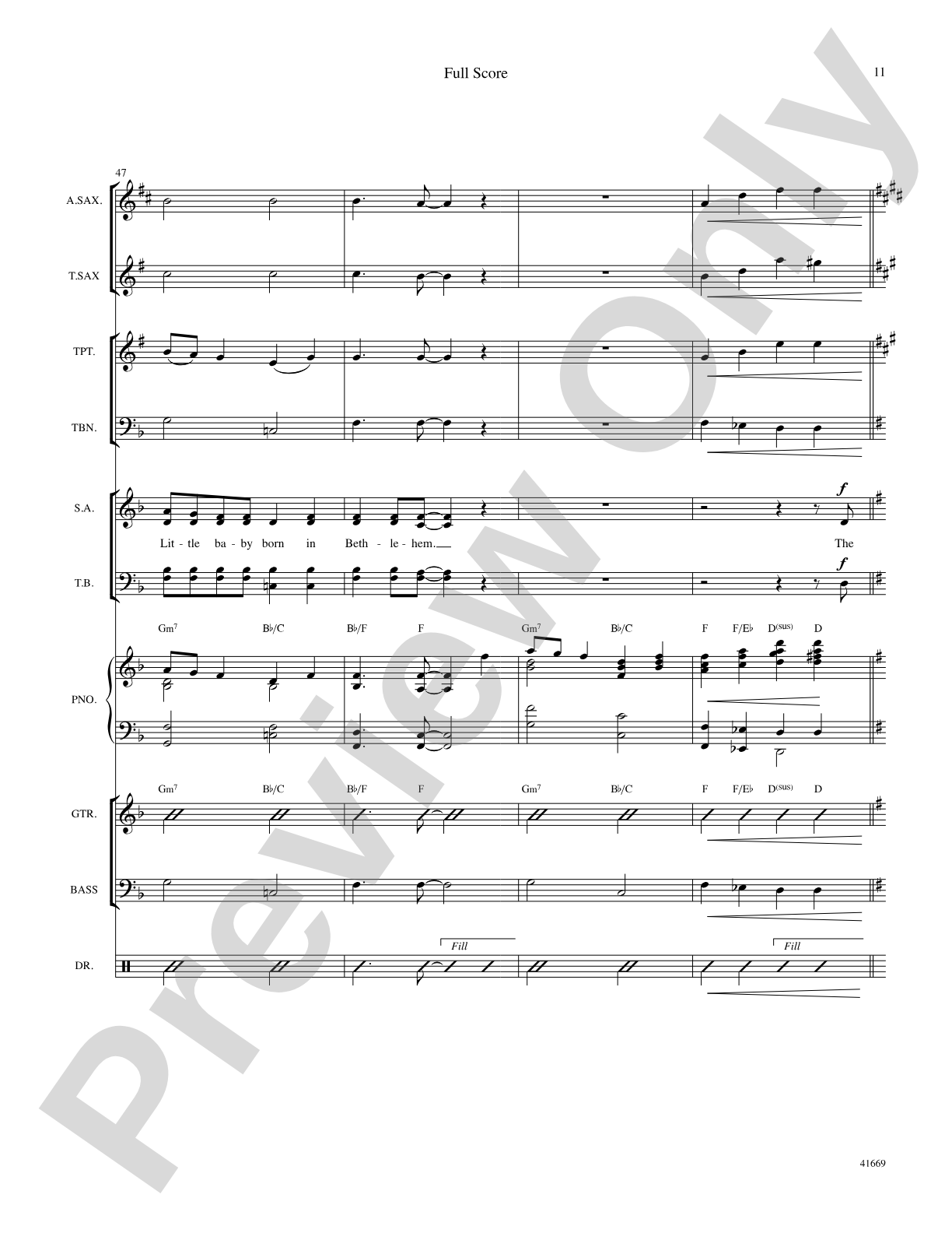 The Little Cradle Rocked: Score: Choral SoundPax