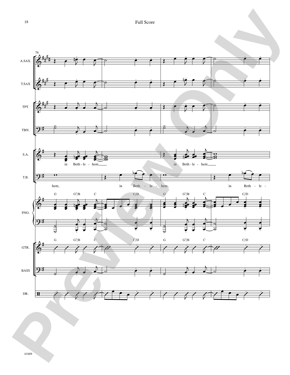 The Little Cradle Rocked: Score: Choral SoundPax