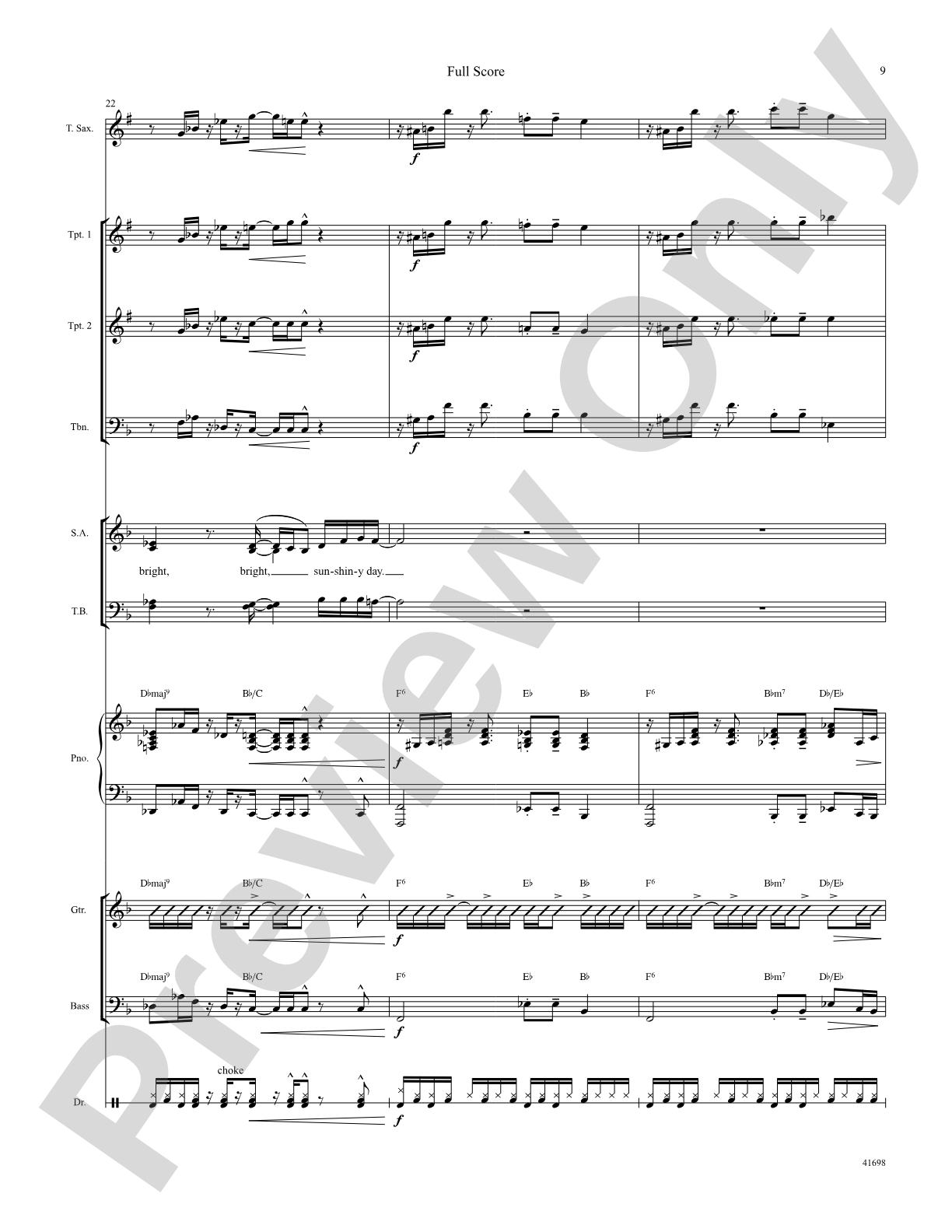 I Can See Clearly Now: Score: Choral SoundPax