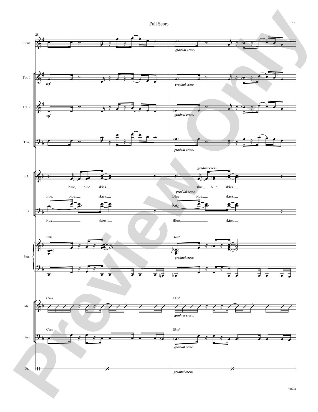 I Can See Clearly Now: Score: Choral SoundPax