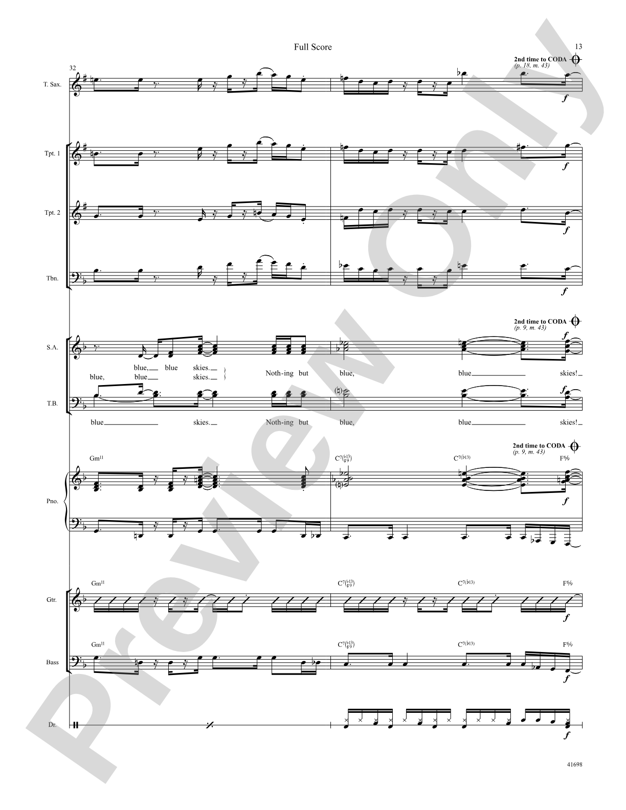 I Can See Clearly Now: Score: Choral SoundPax