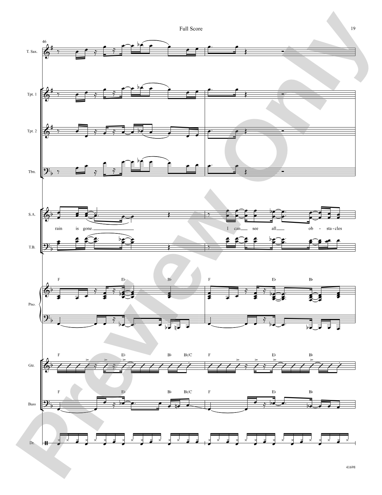 I Can See Clearly Now: Score: Choral SoundPax