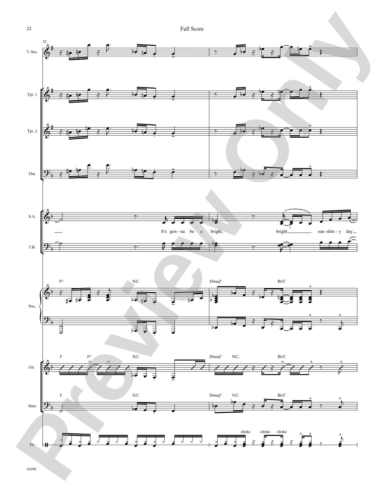 I Can See Clearly Now: Score: Choral SoundPax