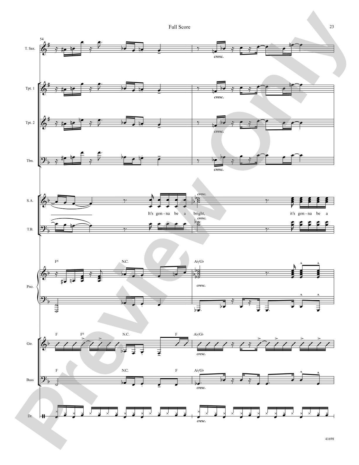 I Can See Clearly Now: Score: Choral SoundPax