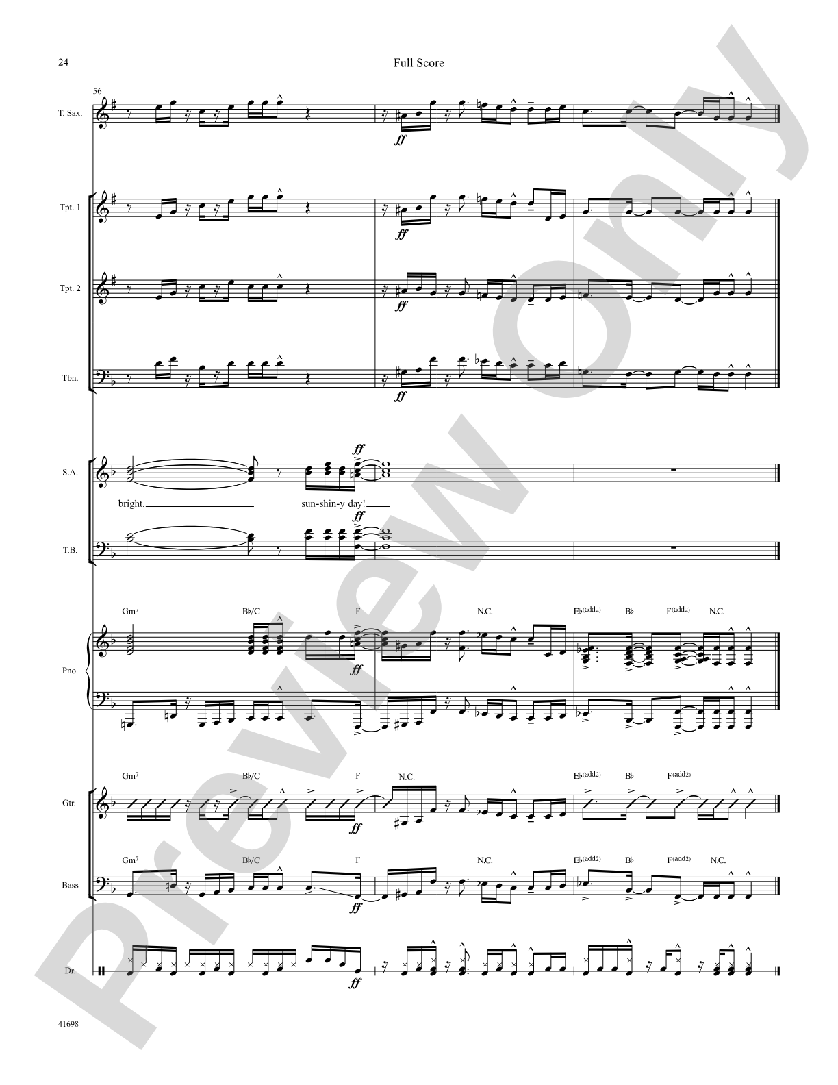 I Can See Clearly Now: Score: Choral SoundPax