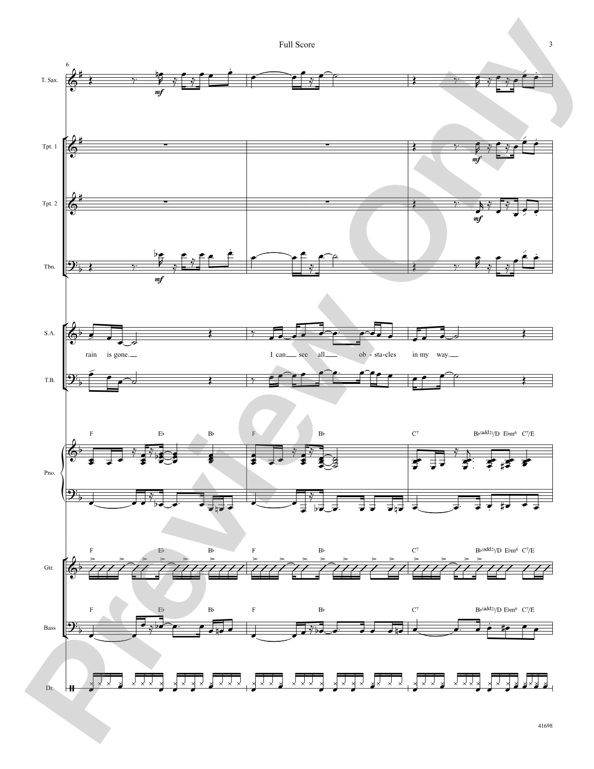 I Can See Clearly Now: Score: Choral SoundPax