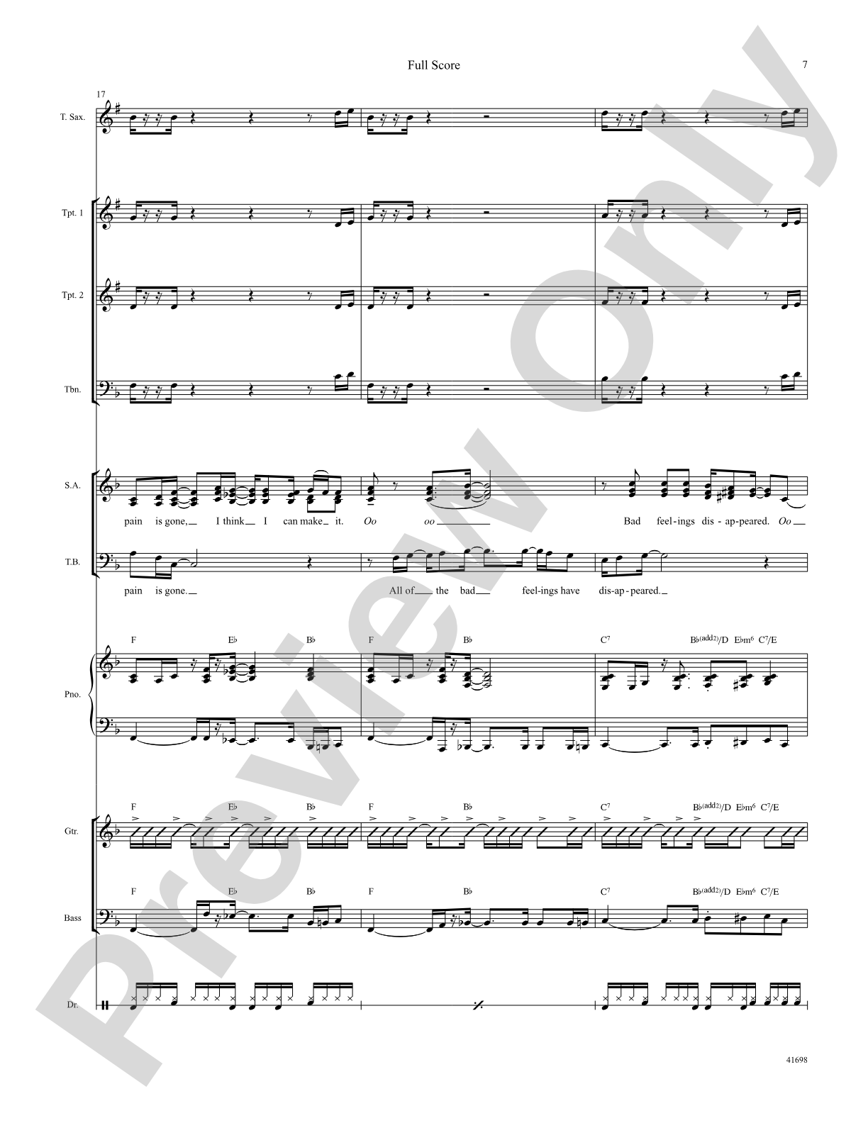 I Can See Clearly Now: Score: Choral SoundPax