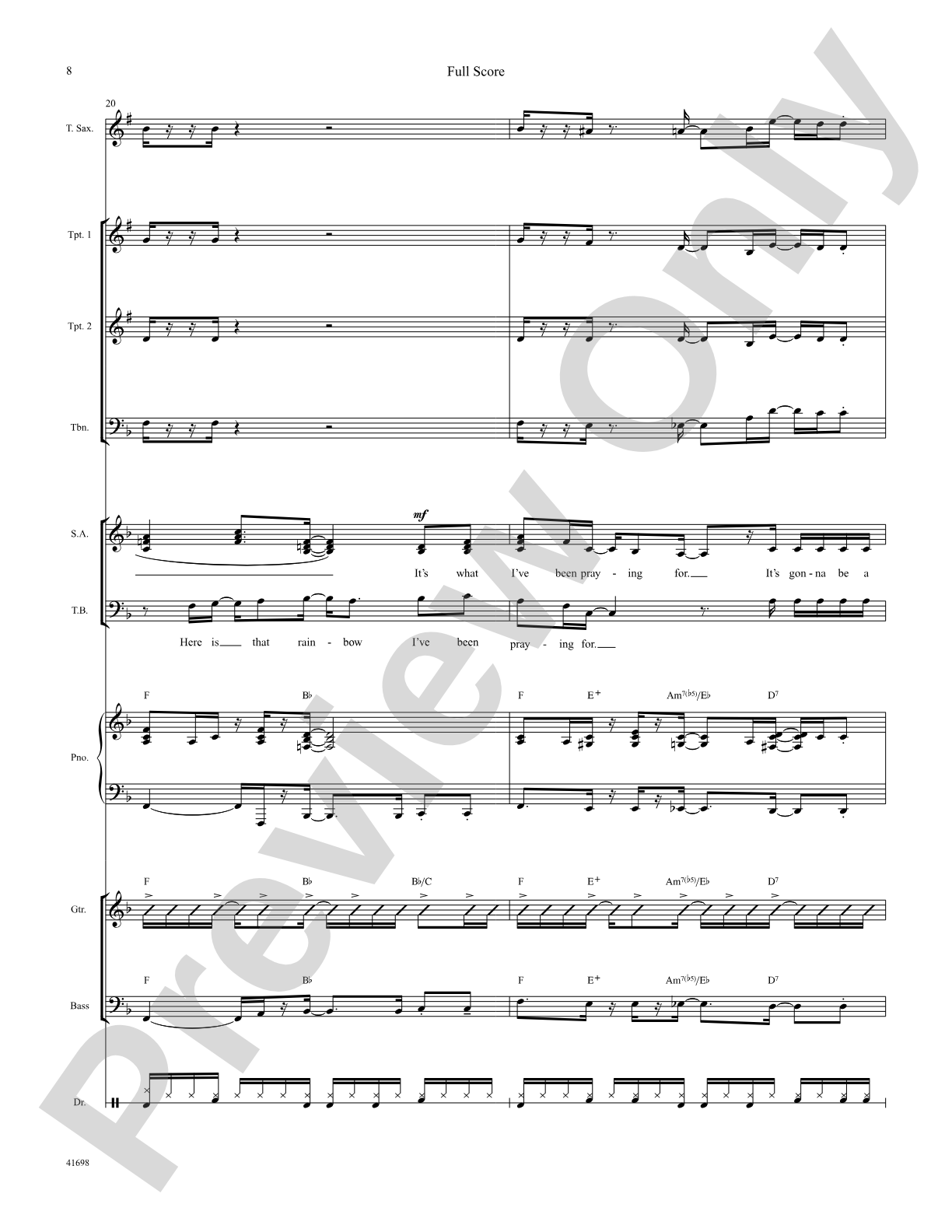 I Can See Clearly Now: Score: Choral SoundPax