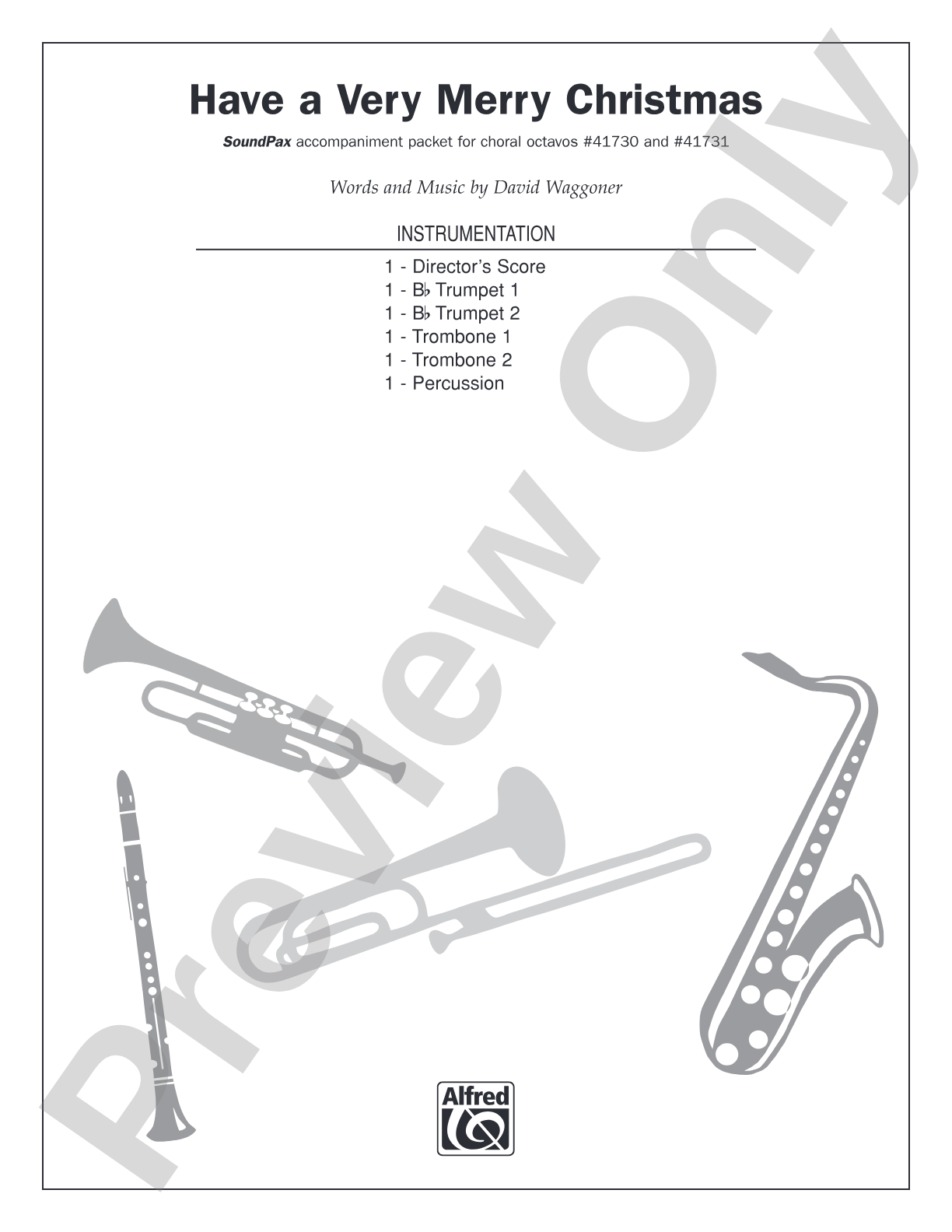 Have a Very Merry Christmas: Score: Choral SoundPax