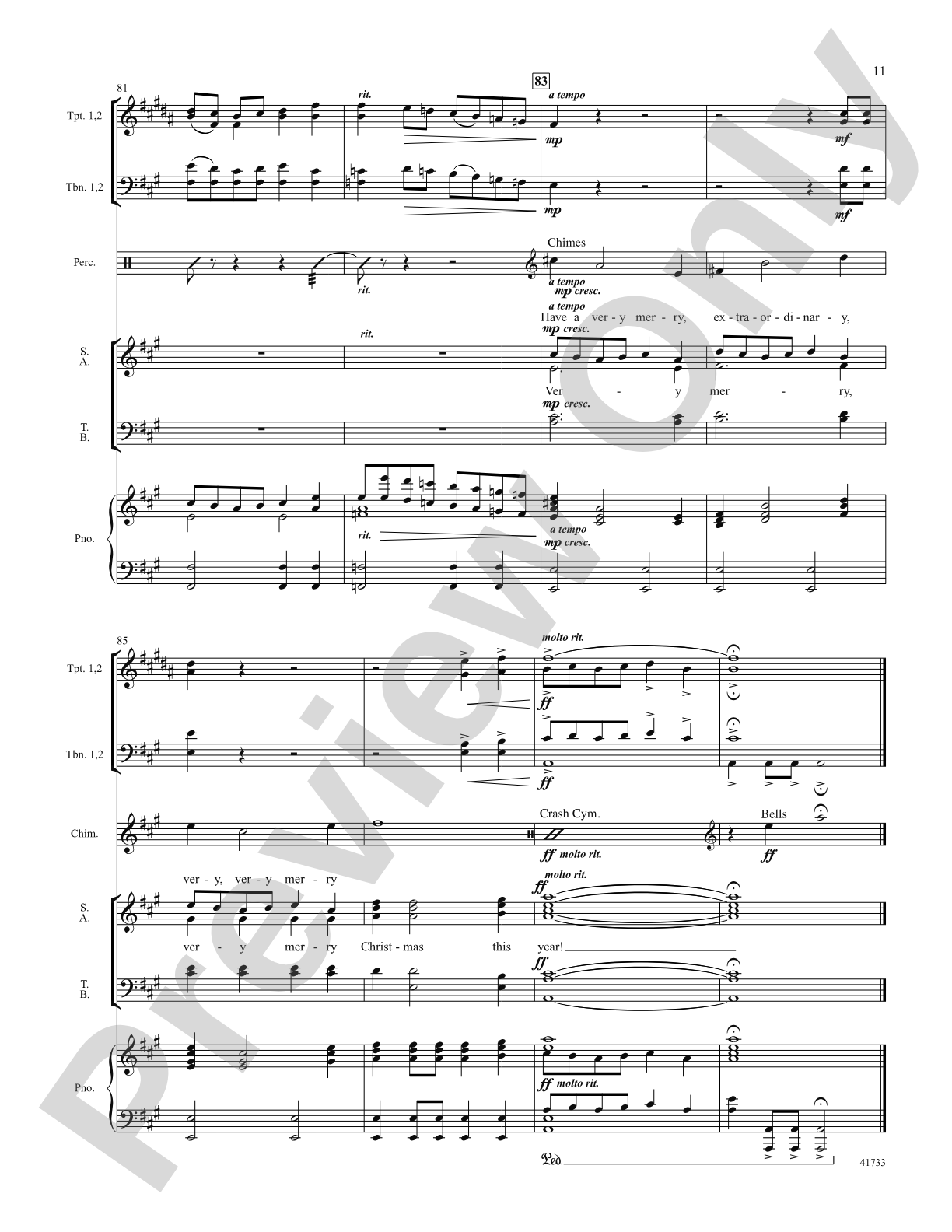 Have a Very Merry Christmas: Score: Choral SoundPax