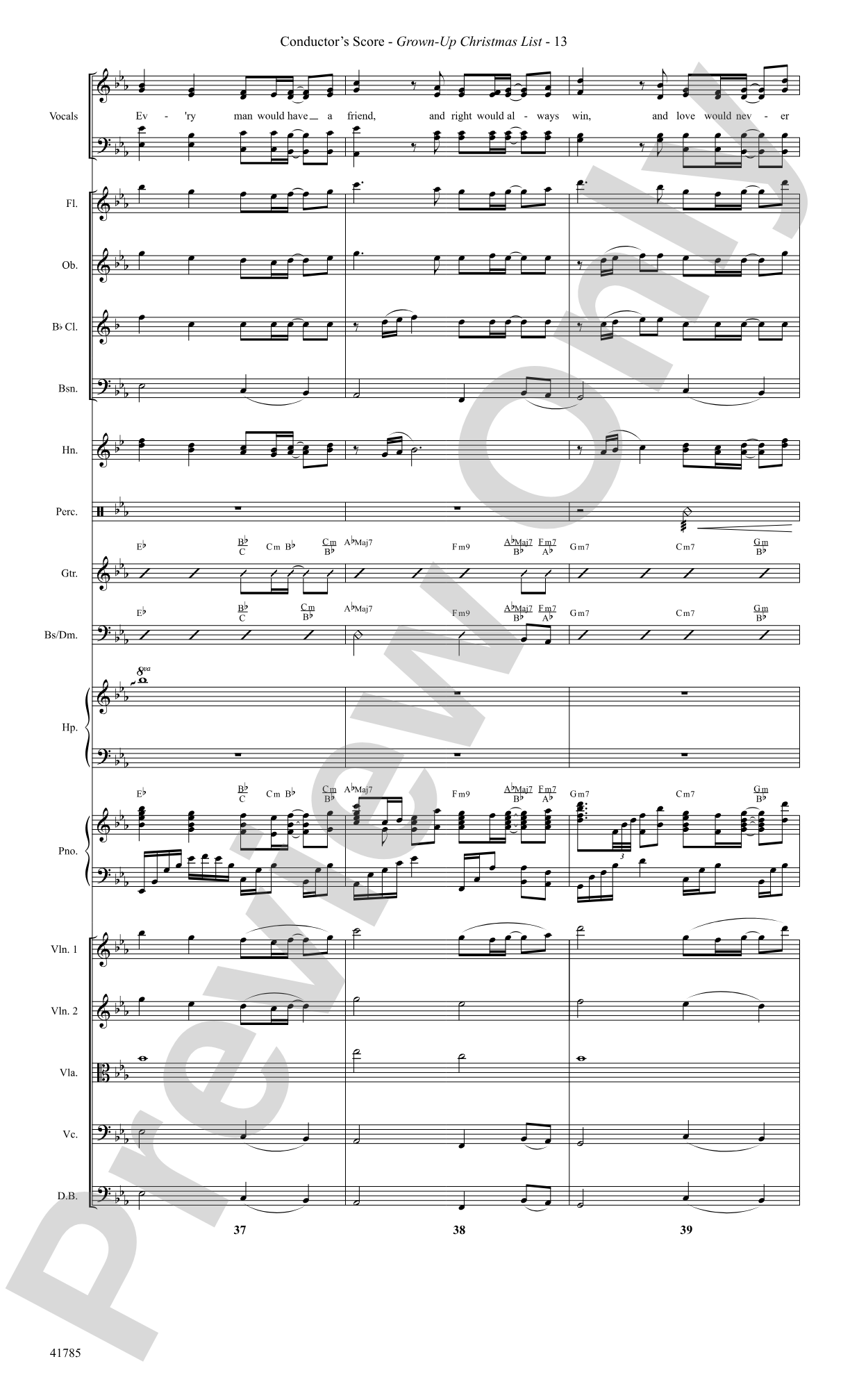 Grown-Up Christmas List: Score: Choral SoundPax