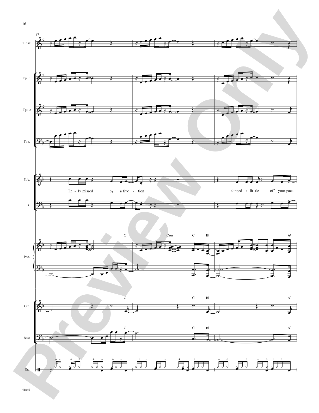 Right Now: Score: Choral SoundPax