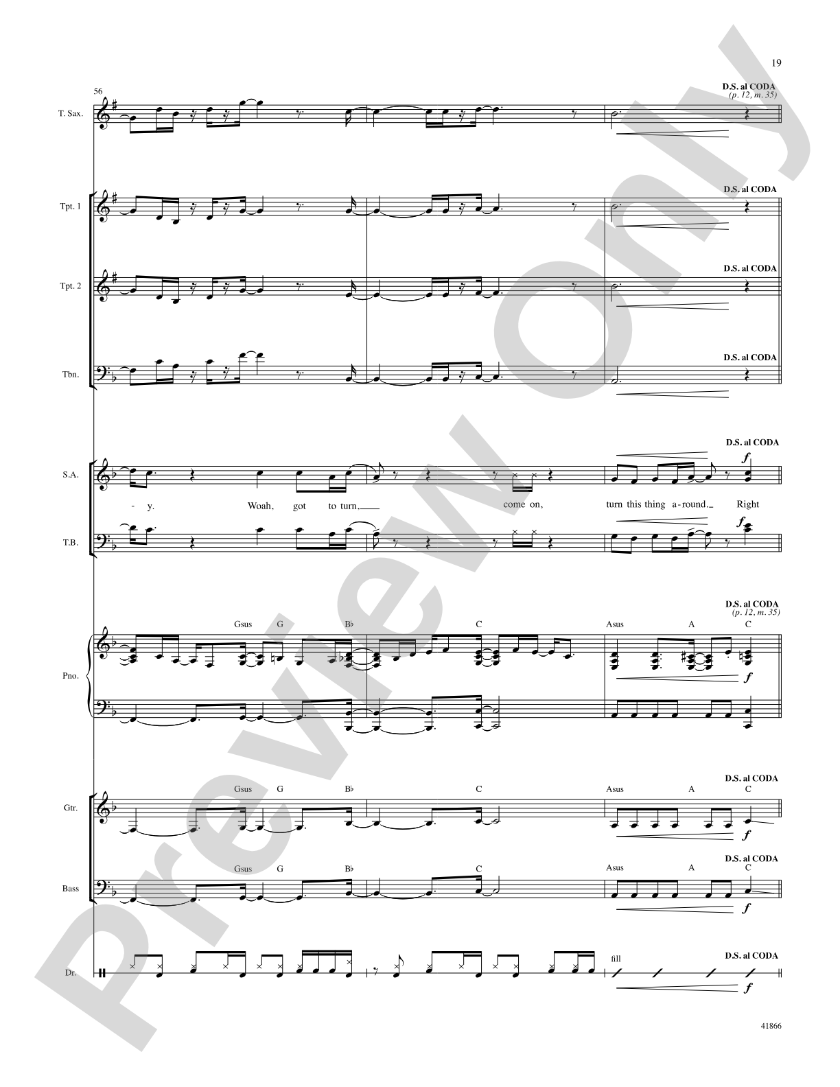 Right Now: Score: Choral SoundPax