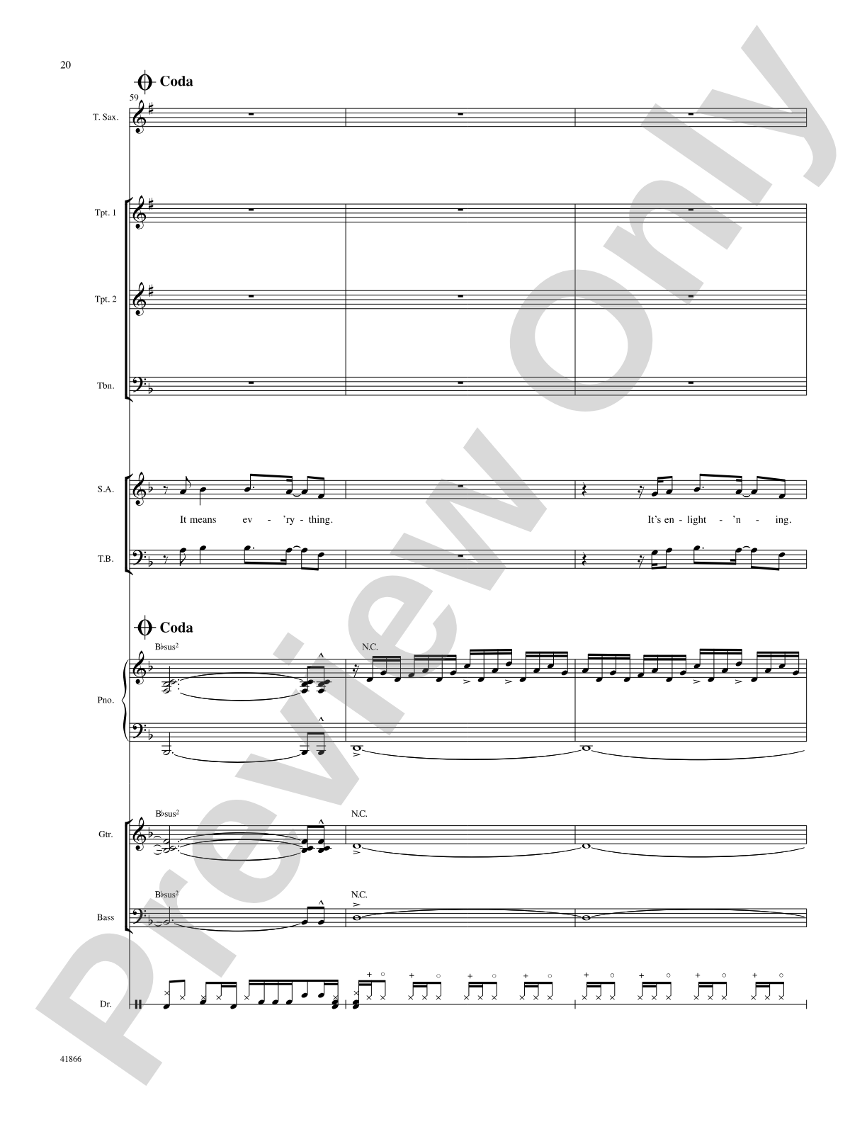 Right Now: Score: Choral SoundPax