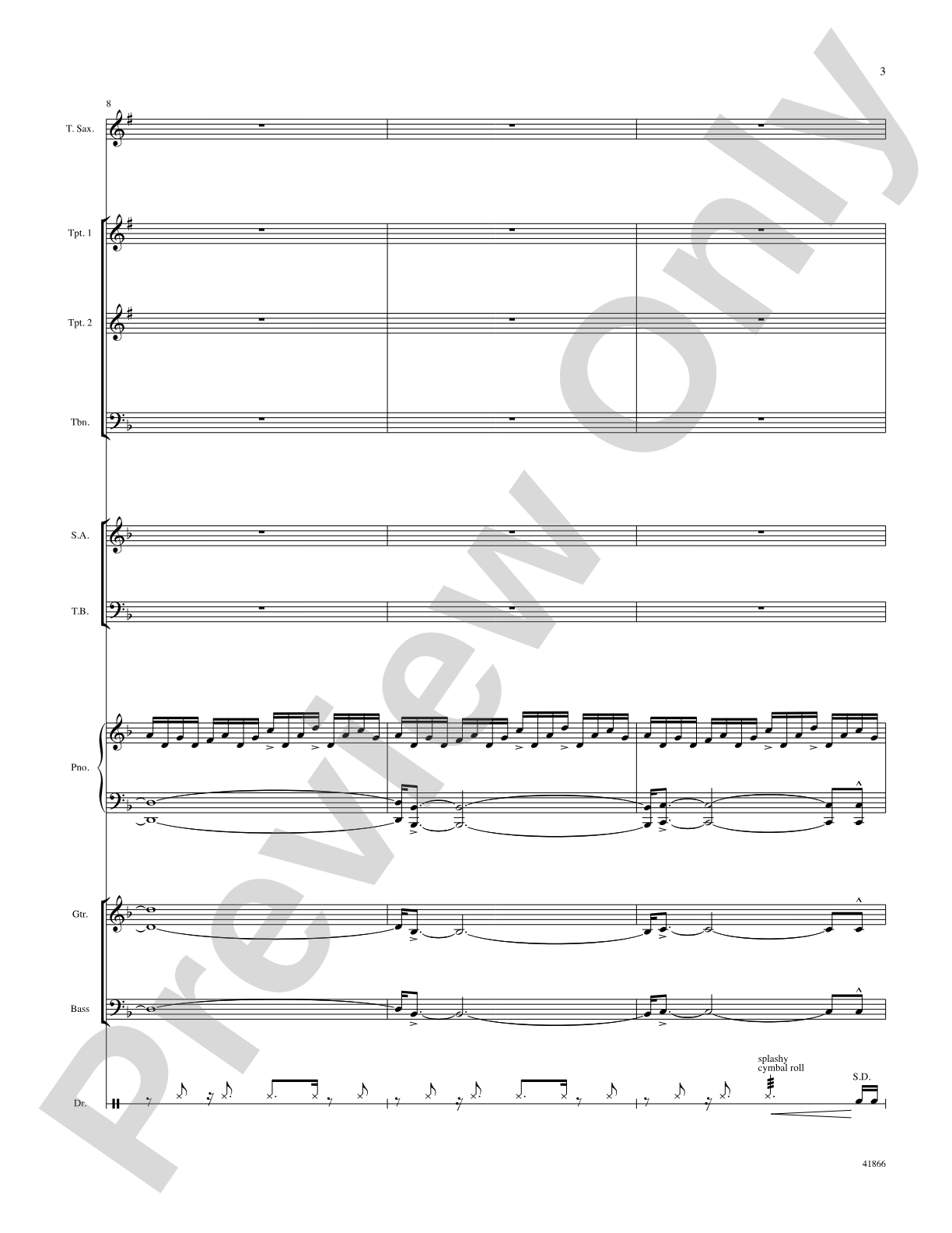 Right Now: Score: Choral SoundPax