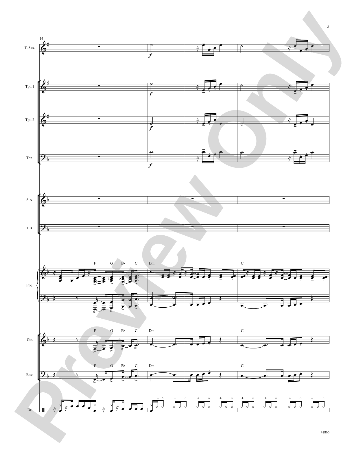 Right Now: Score: Choral SoundPax