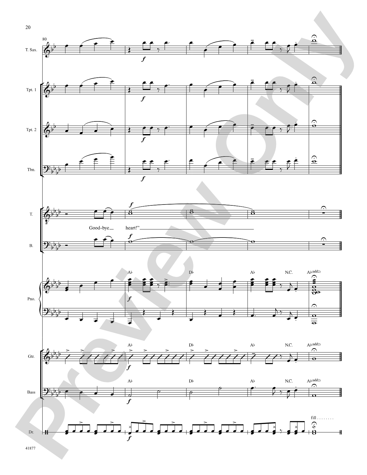Hello, Mary Lou: Score: Choral SoundPax