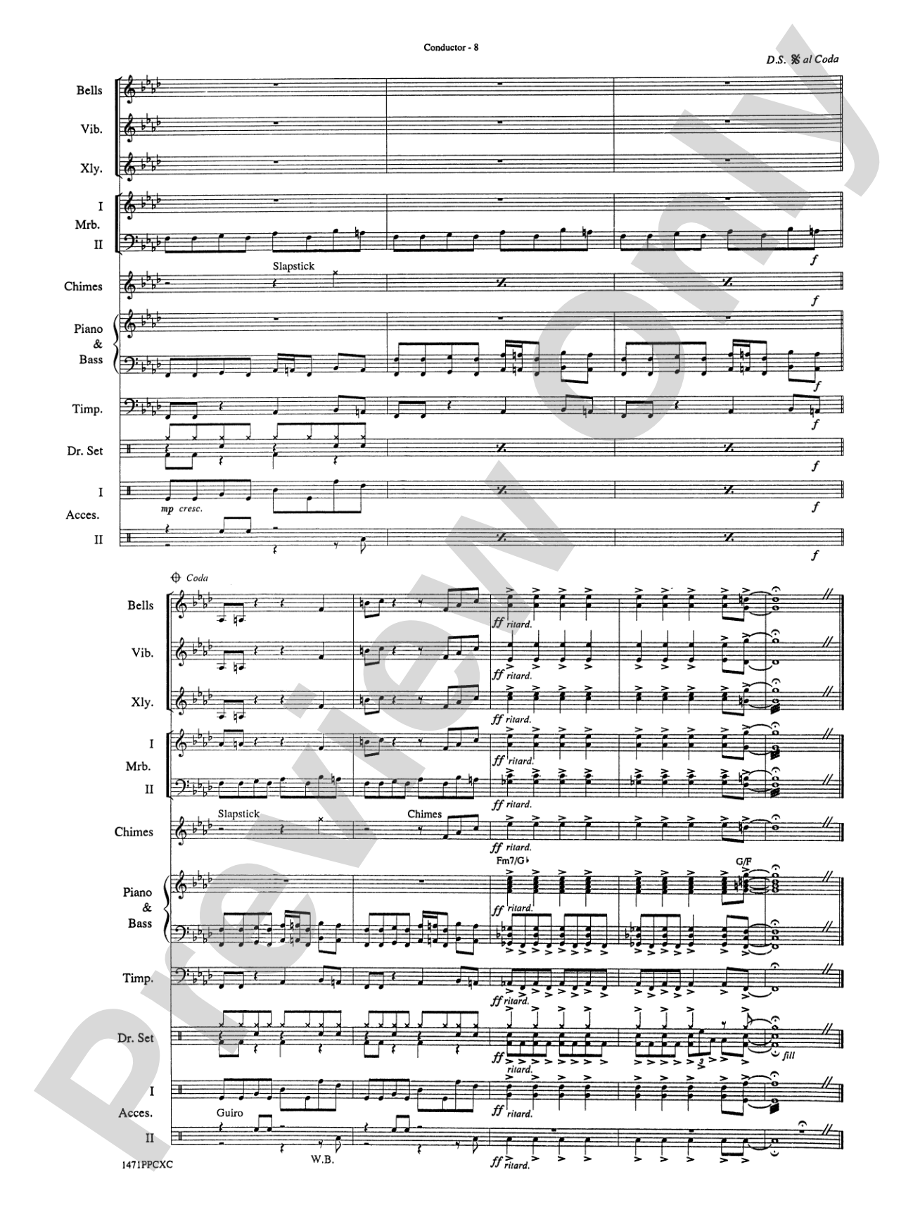Peter Gunn: Percussion Ensemble Book & CD