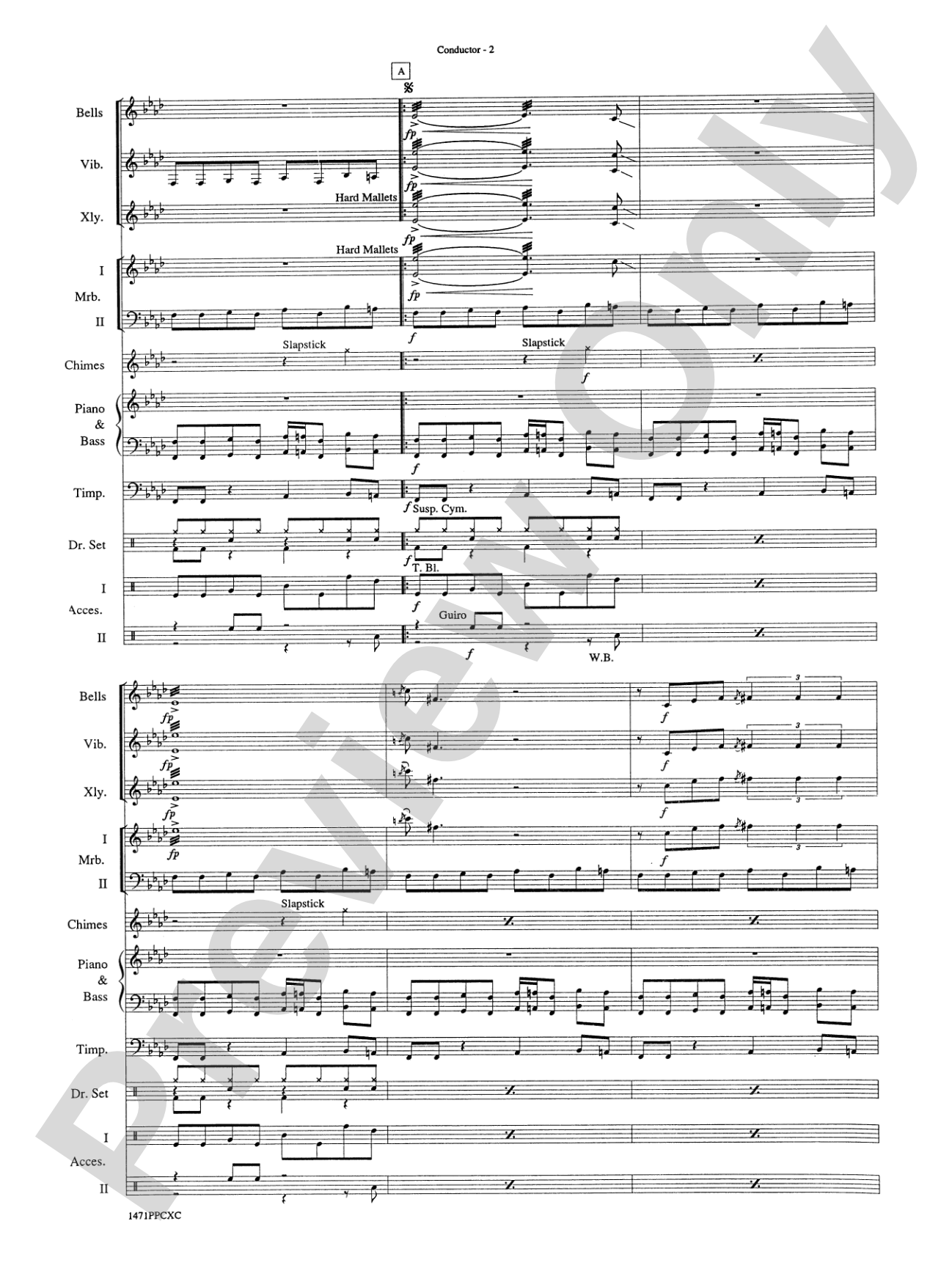 Peter Gunn: Percussion Ensemble Book & CD